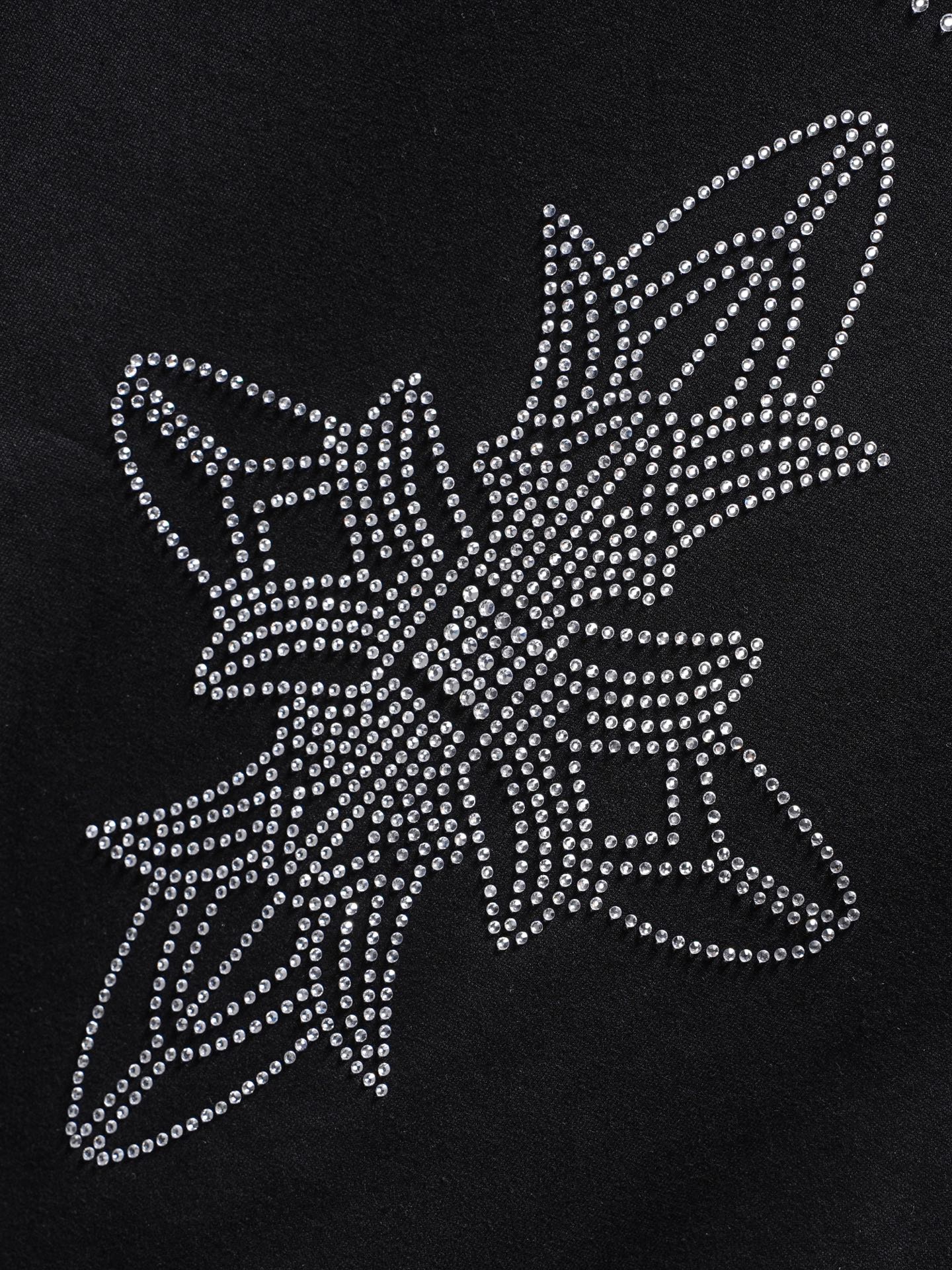 Chrome Hearts ChtomeHearta/克罗心 前后马蹄刺绣烫钻T恤短袖
