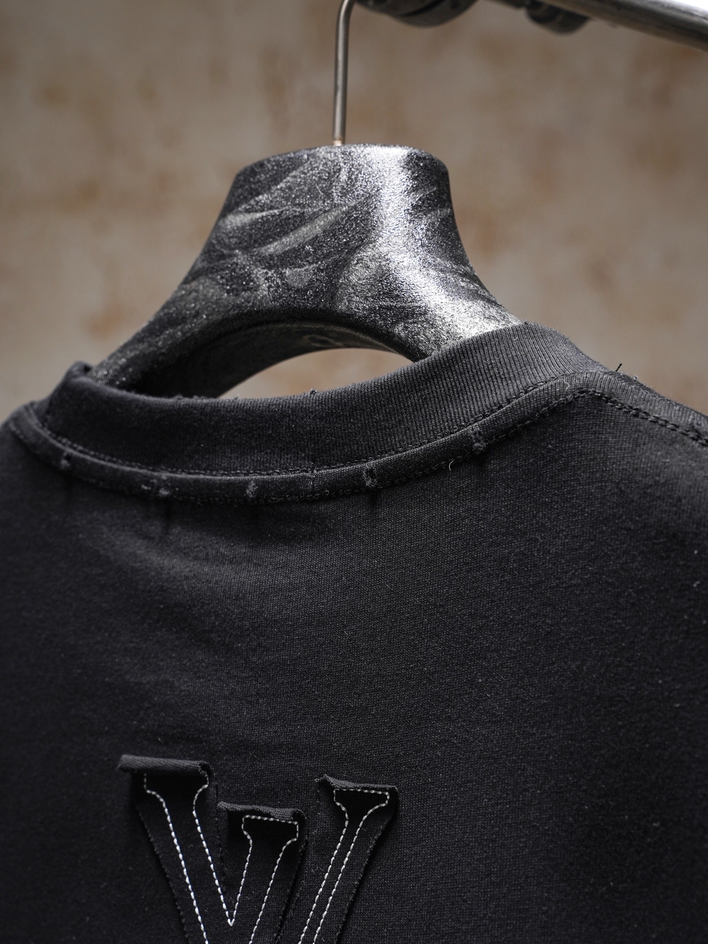 Louis Vuitton Louis Vuitton/路易威登 26ss 贴布刺绣短袖T恤