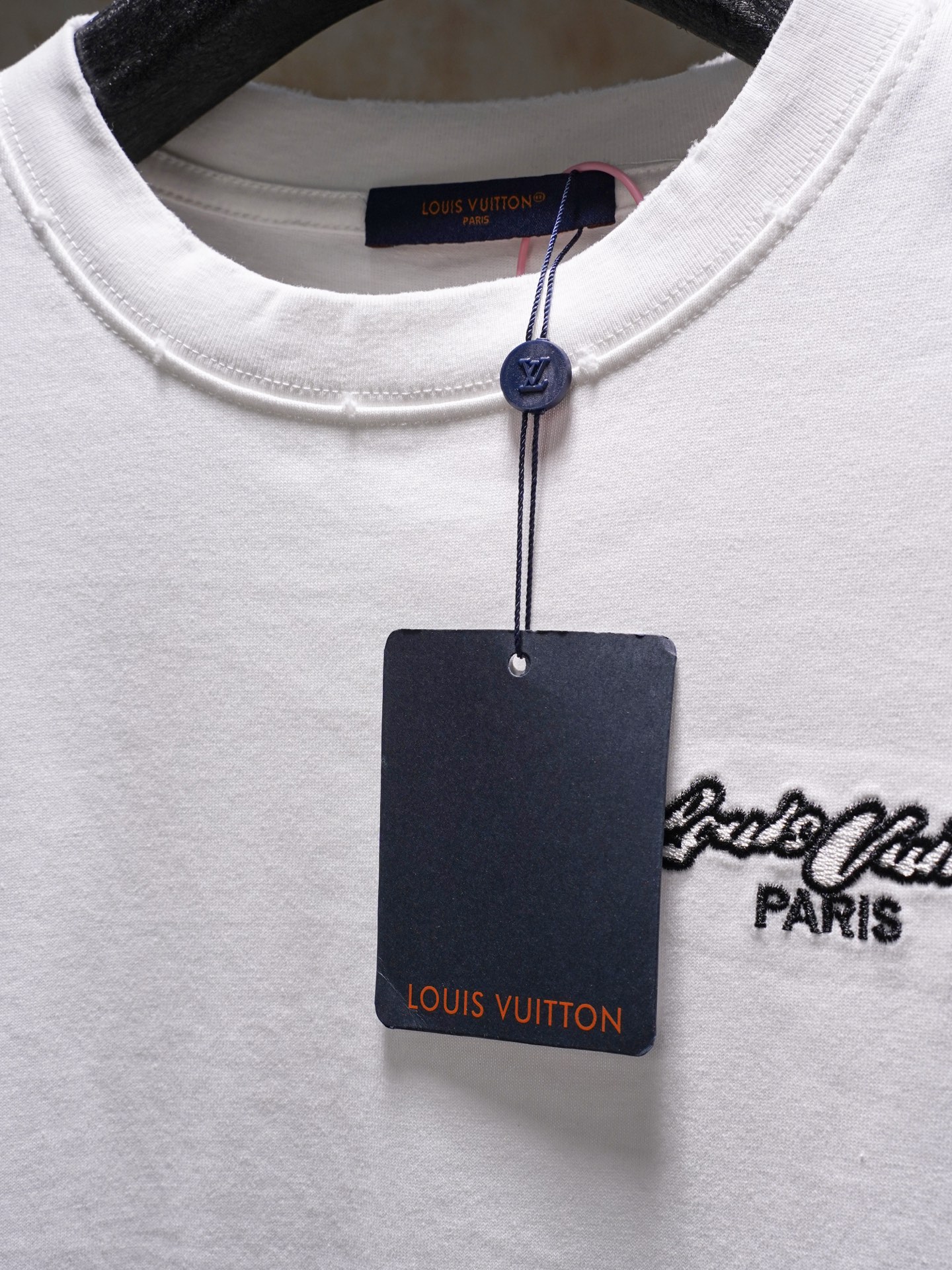 Louis Vuitton Louis Vuitton/路易威登 26ss 贴布刺绣短袖T恤
