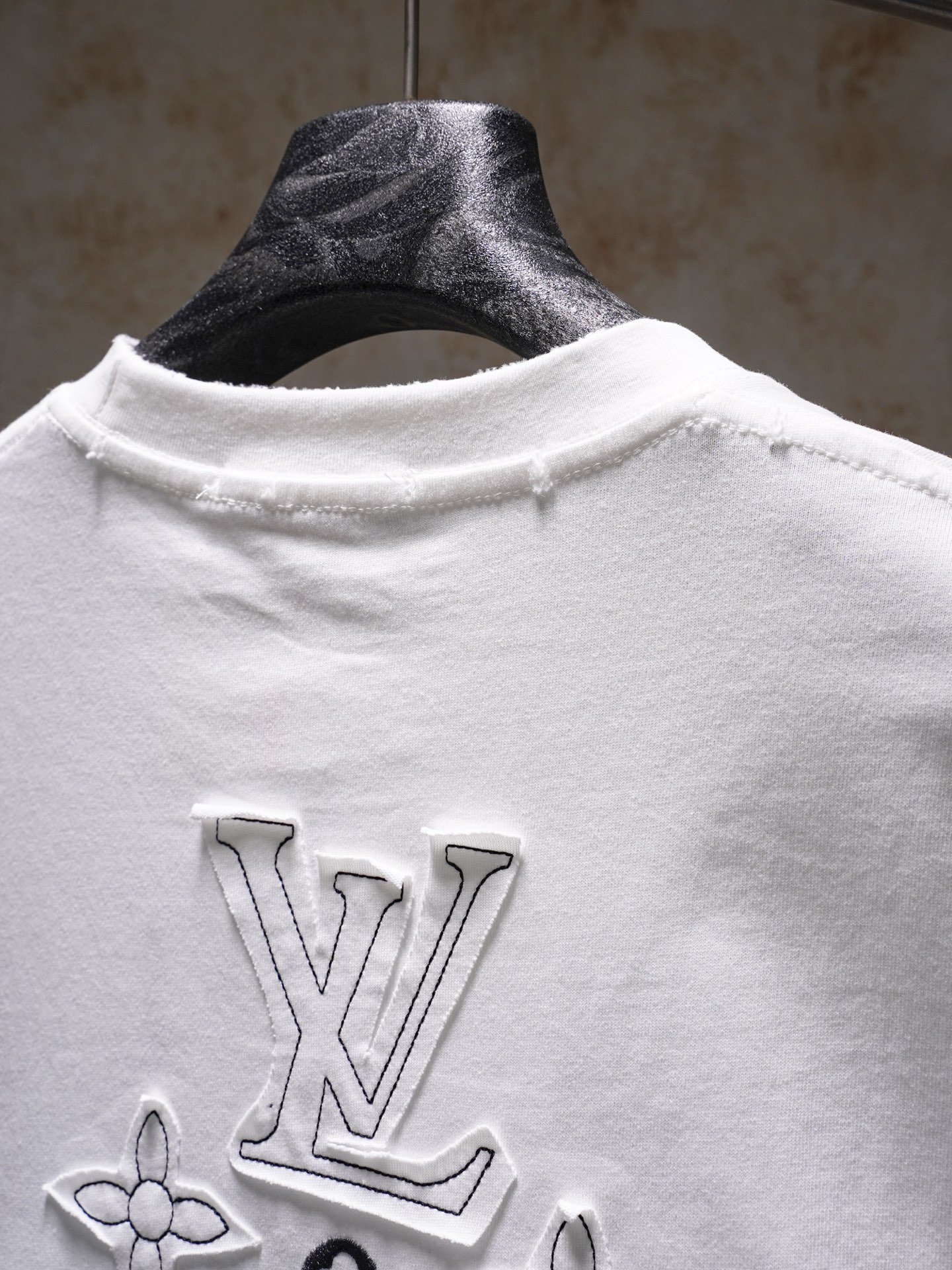 Louis Vuitton Louis Vuitton/路易威登 26ss 贴布刺绣短袖T恤