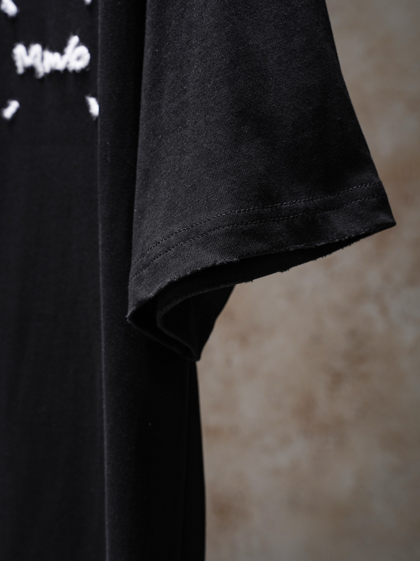 Maison Margiela MAISON MARGIELA马吉拉MM6 刺绣磨破短袖T恤