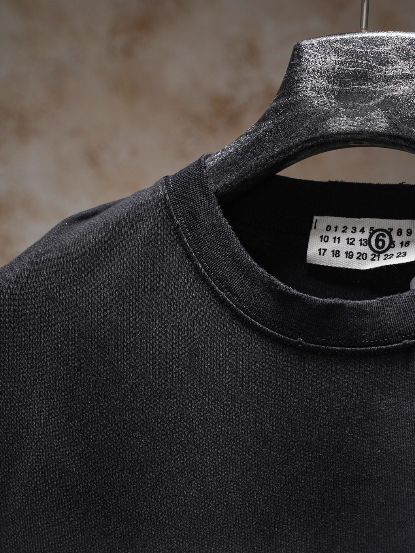 Maison Margiela MAISON MARGIELA马吉拉MM6 刺绣磨破短袖T恤