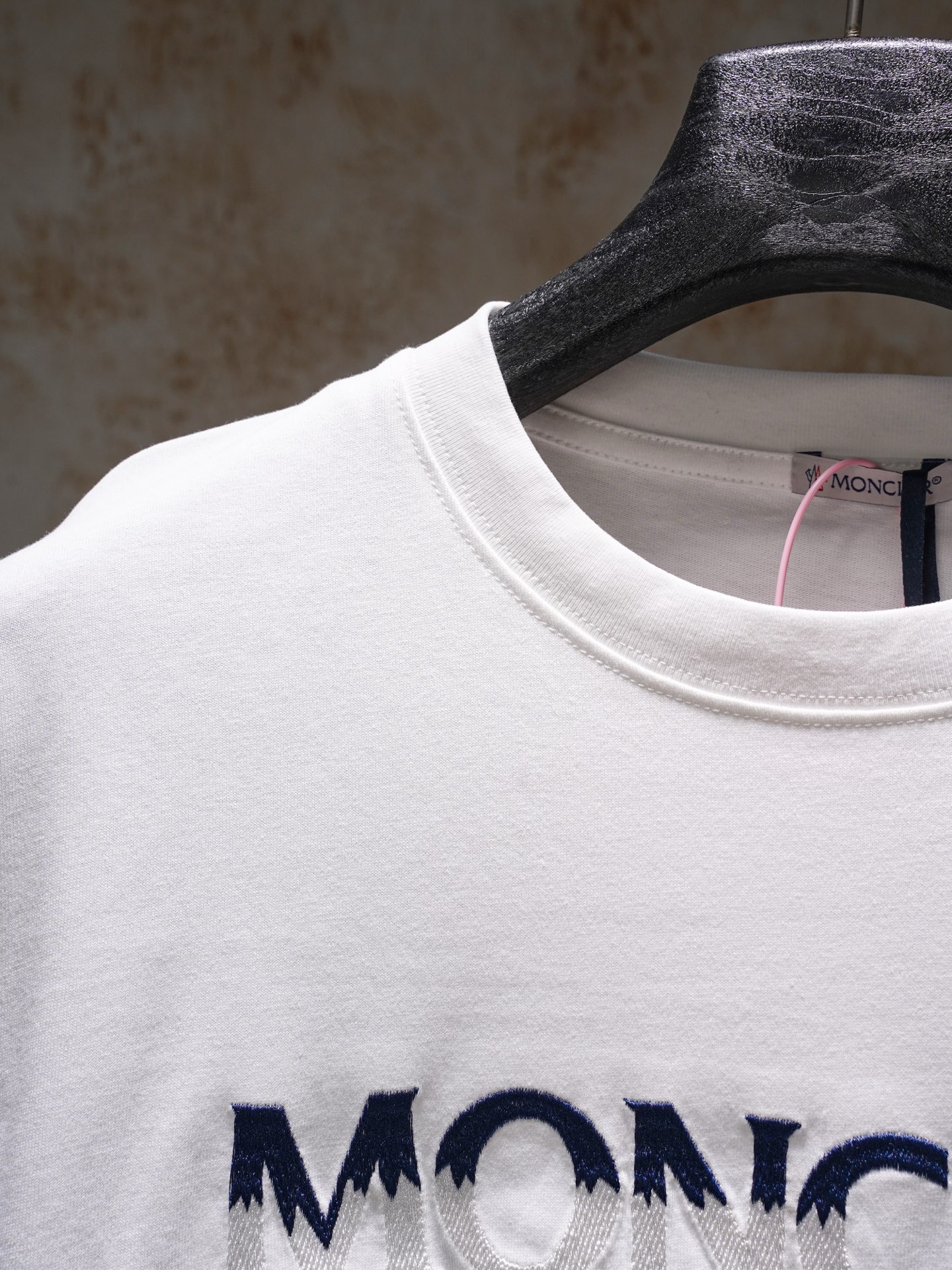 Moncler Moncler/蒙口胸前大logo刺绣短袖T恤