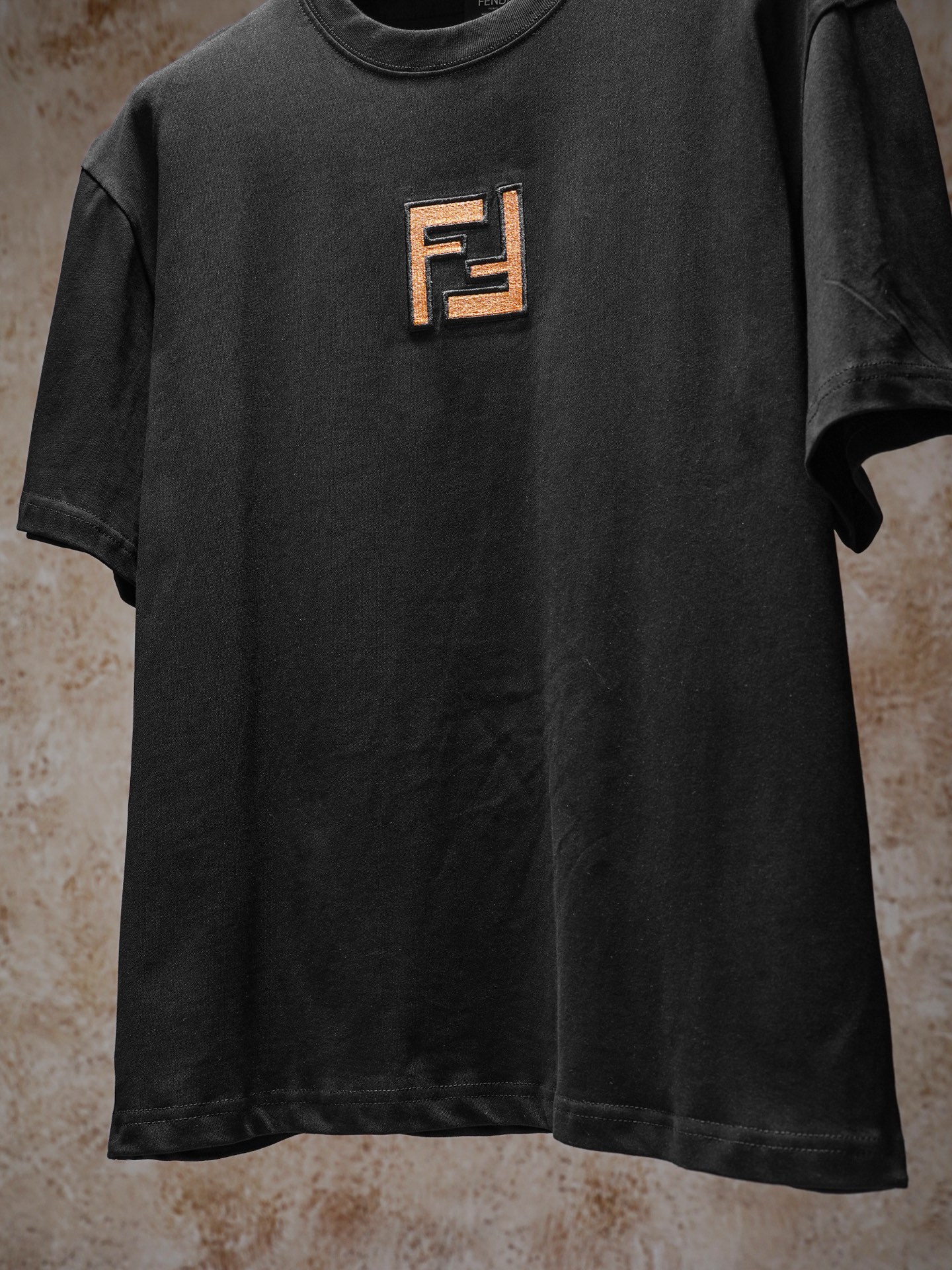 Fendi Fendi/芬迪26ss 双F刺绣标短袖T恤