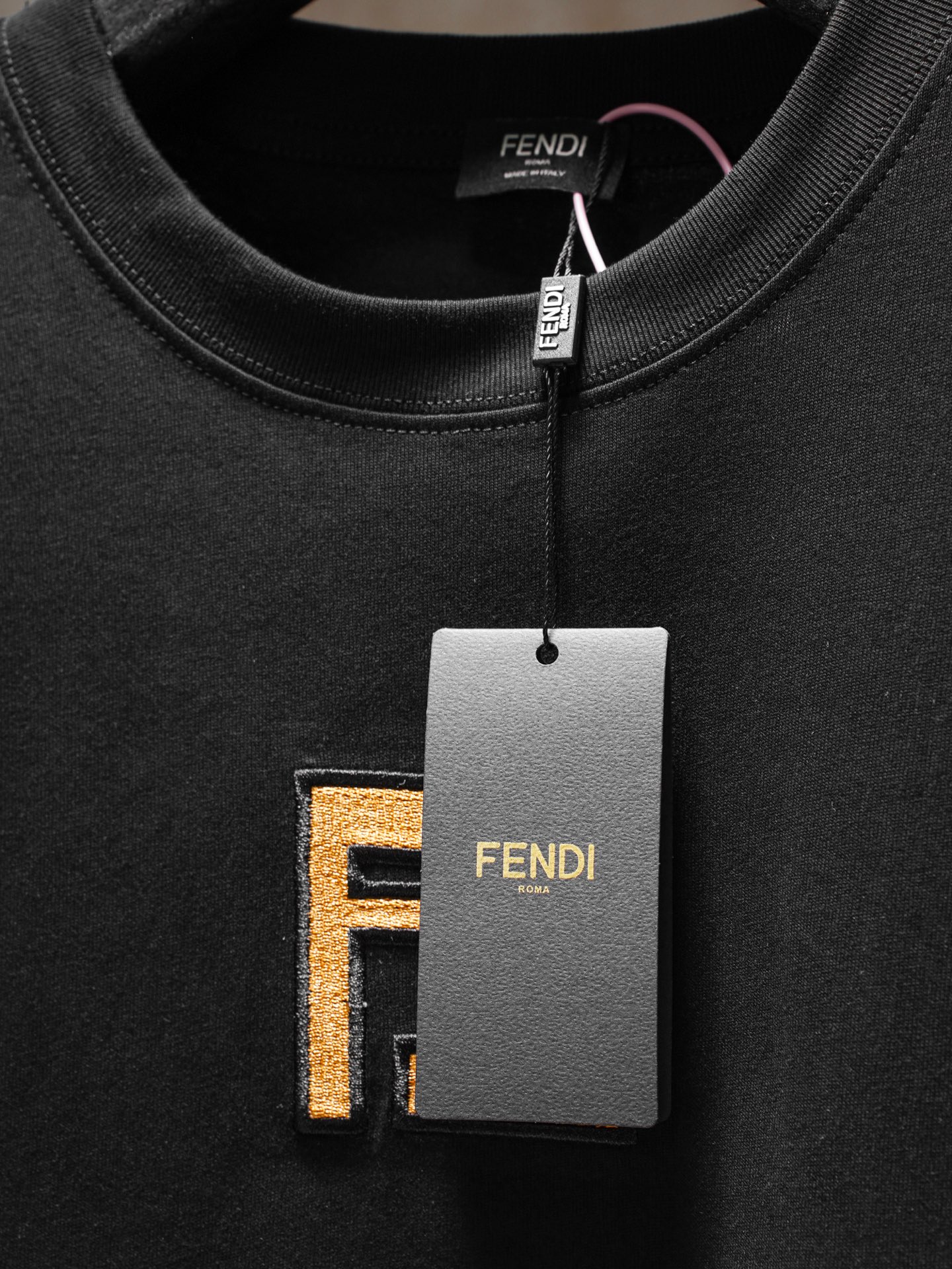 Fendi Fendi/芬迪26ss 双F刺绣标短袖T恤