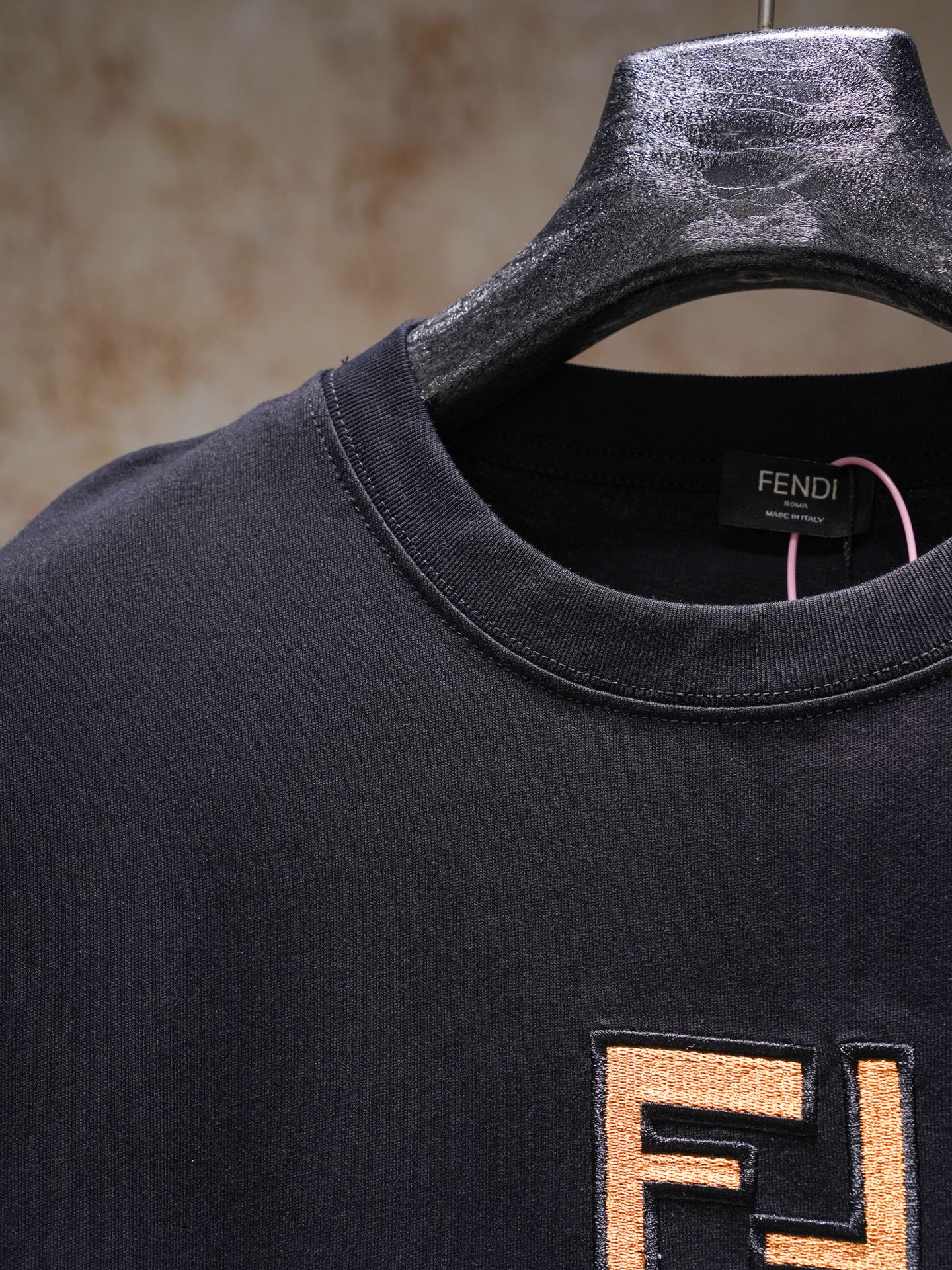 Fendi Fendi/芬迪26ss 双F刺绣标短袖T恤