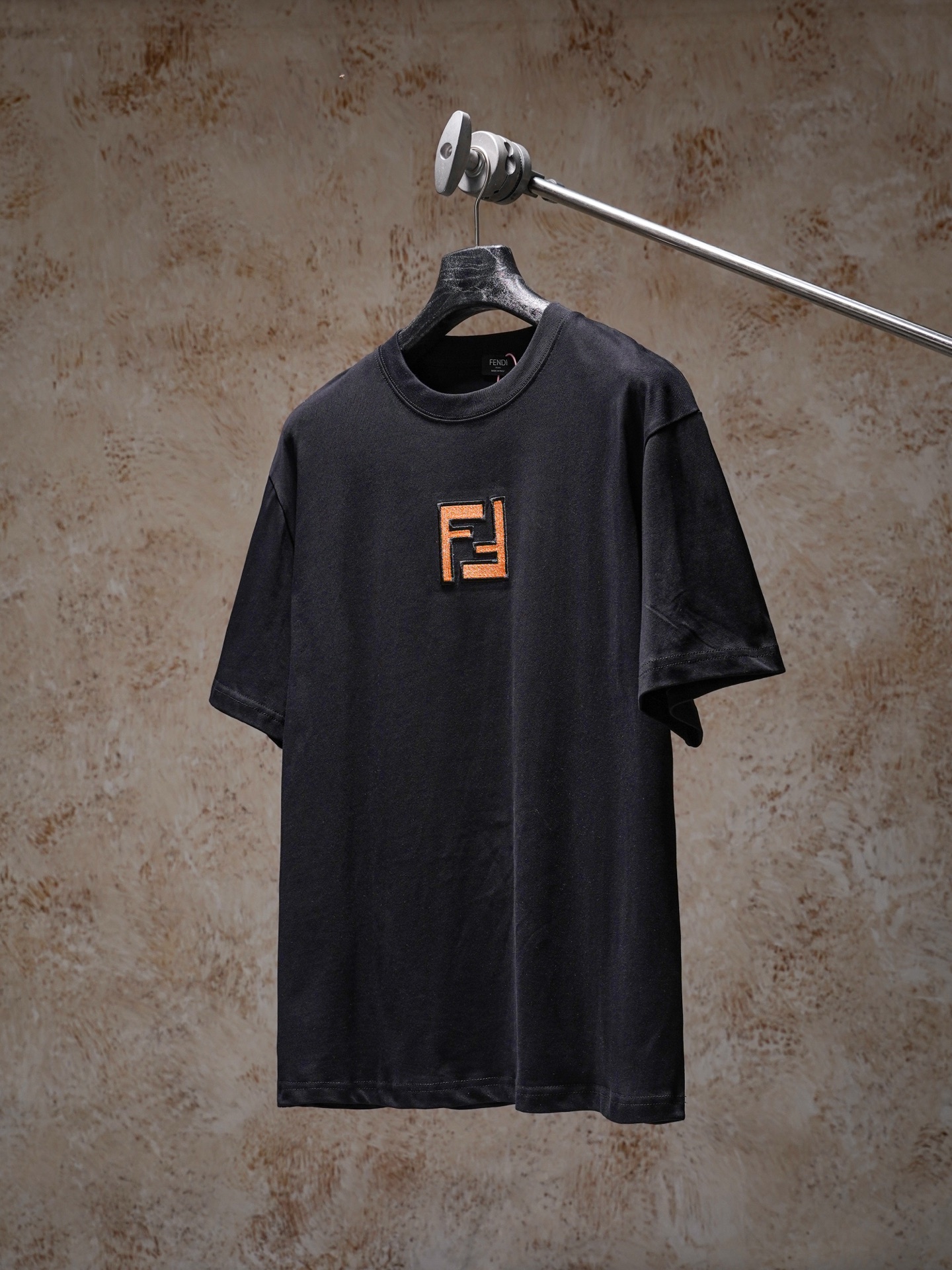 Fendi Fendi/芬迪26ss 双F刺绣标短袖T恤