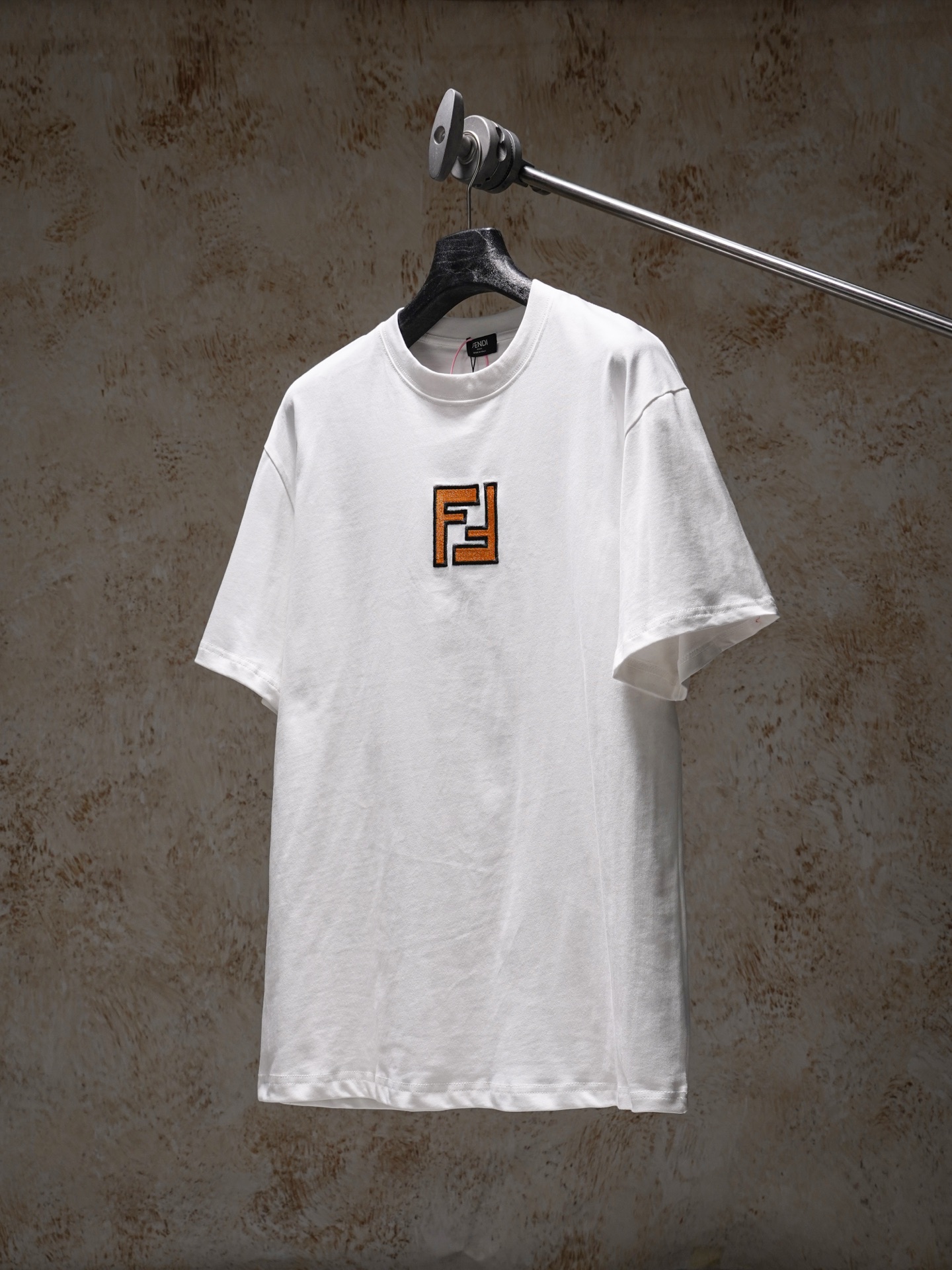 Fendi Fendi/芬迪26ss 双F刺绣标短袖T恤