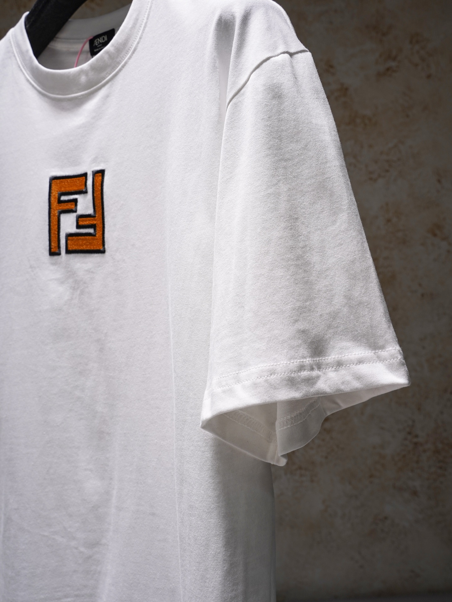 Fendi Fendi/芬迪26ss 双F刺绣标短袖T恤