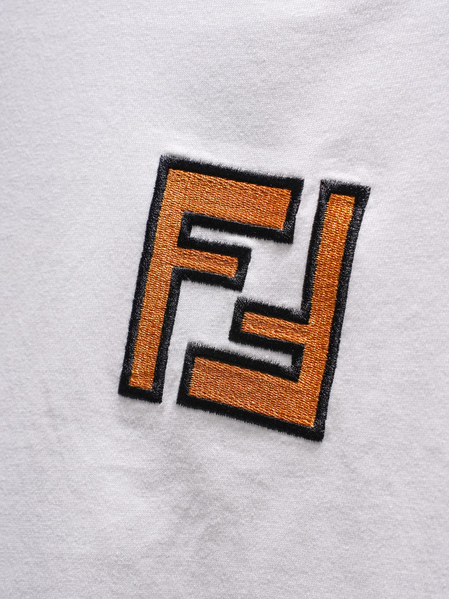 Fendi Fendi/芬迪26ss 双F刺绣标短袖T恤