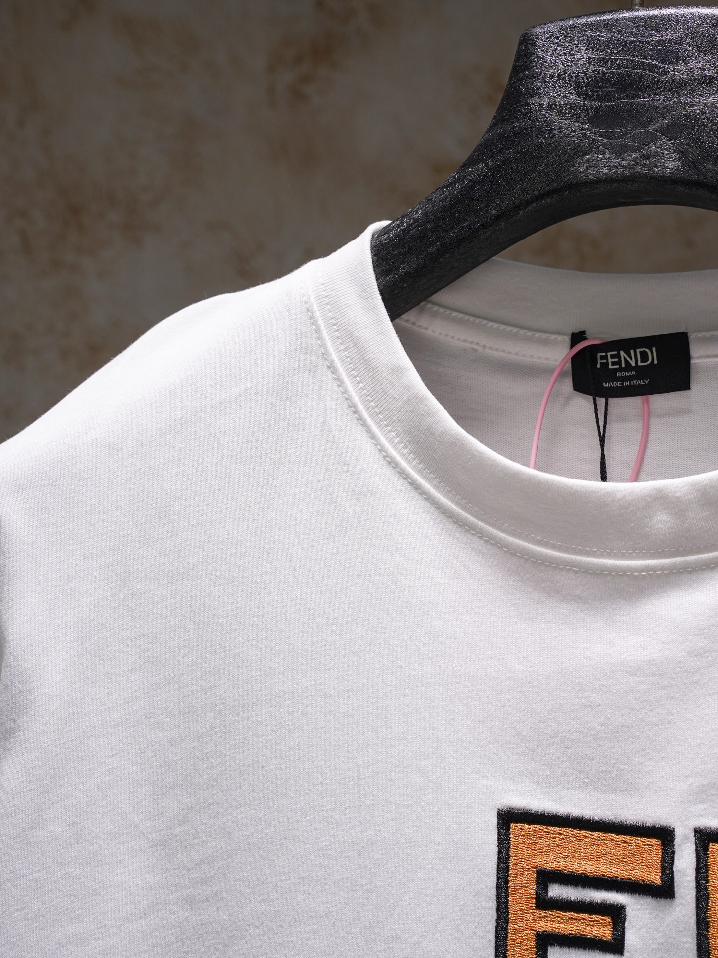 Fendi Fendi/芬迪26ss 双F刺绣标短袖T恤