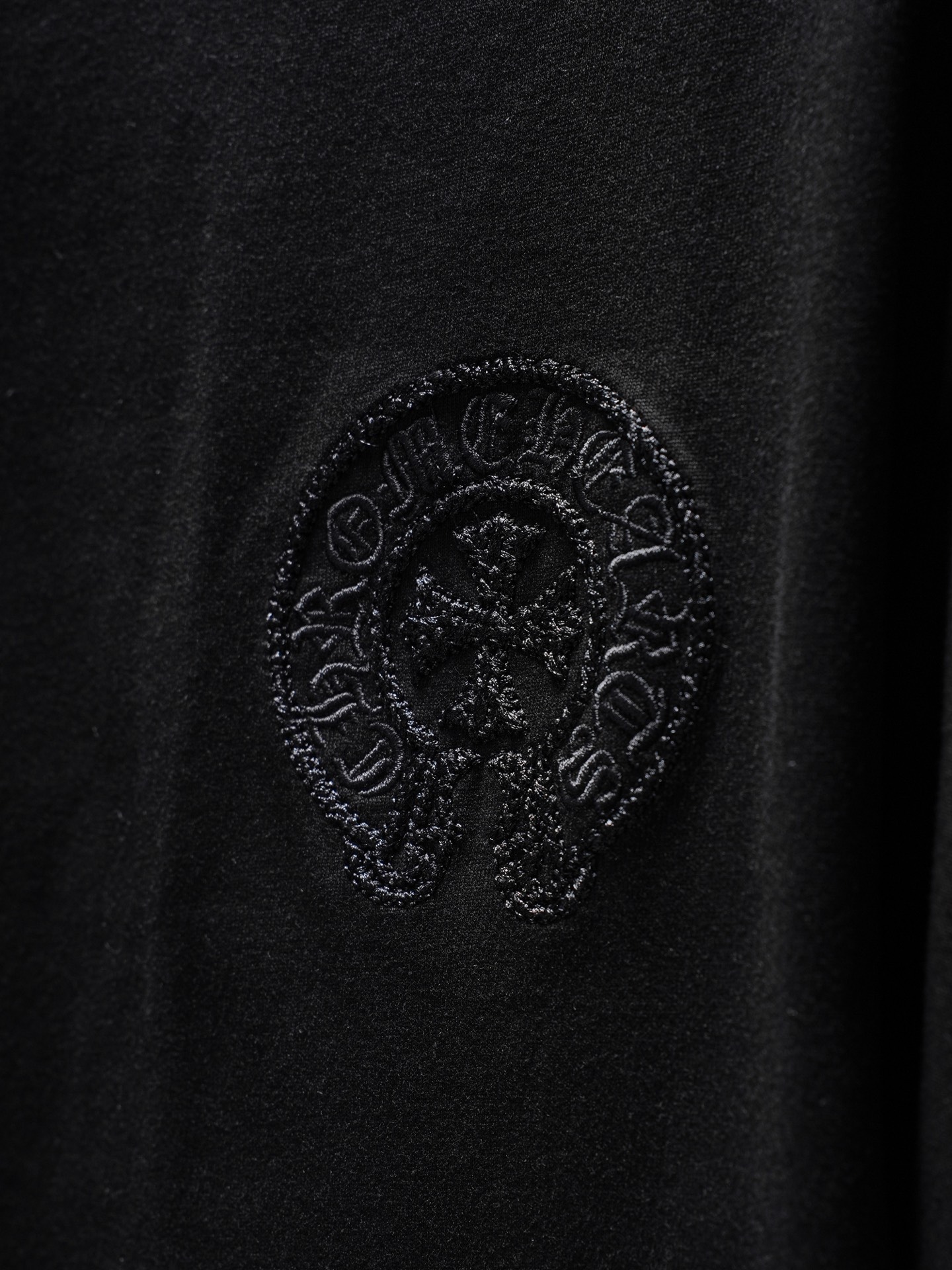 Chrome Hearts ChtomeHearta/克罗心 前后马蹄刺绣T恤短袖