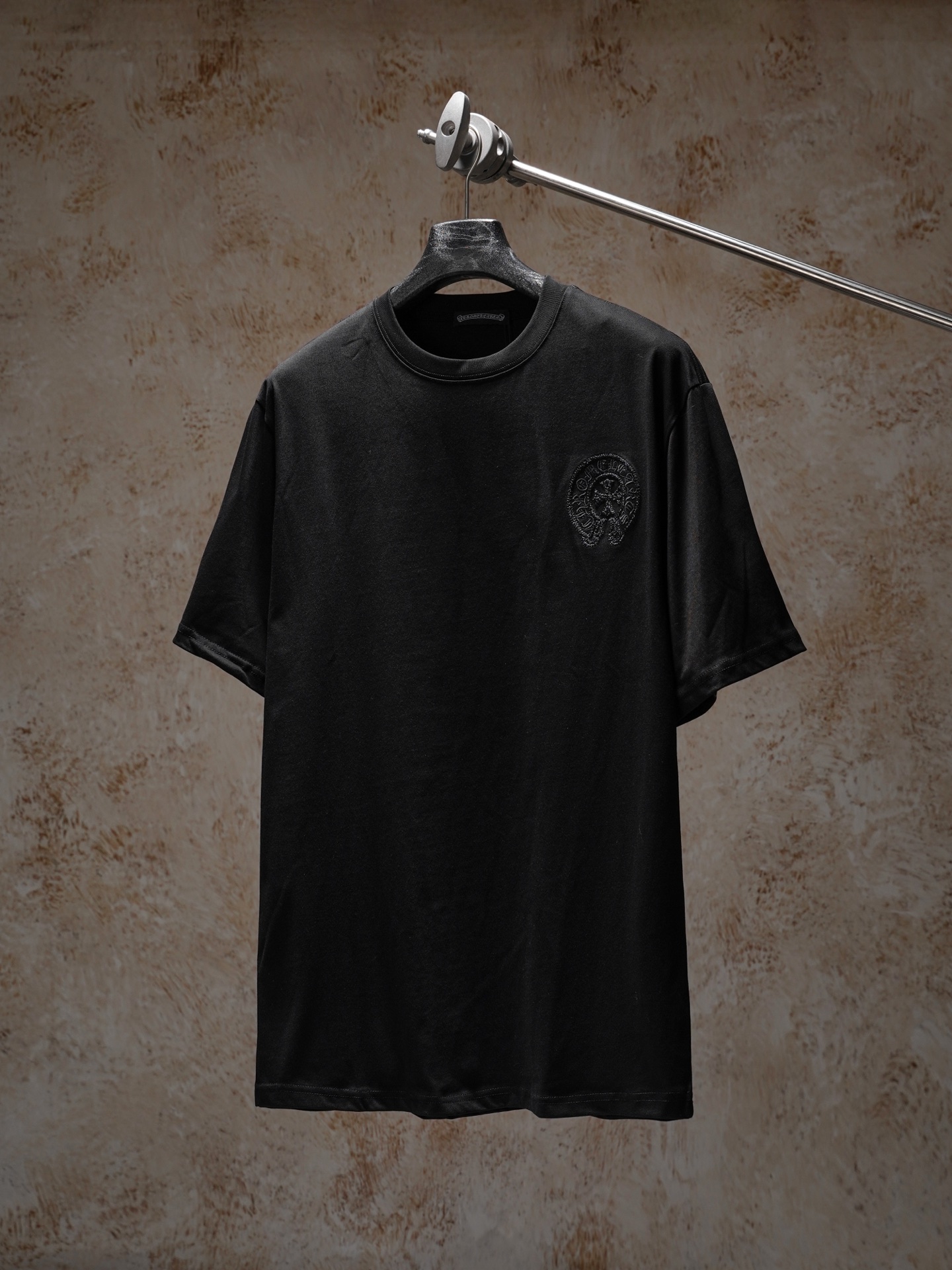 Chrome Hearts ChtomeHearta/克罗心 前后马蹄刺绣T恤短袖