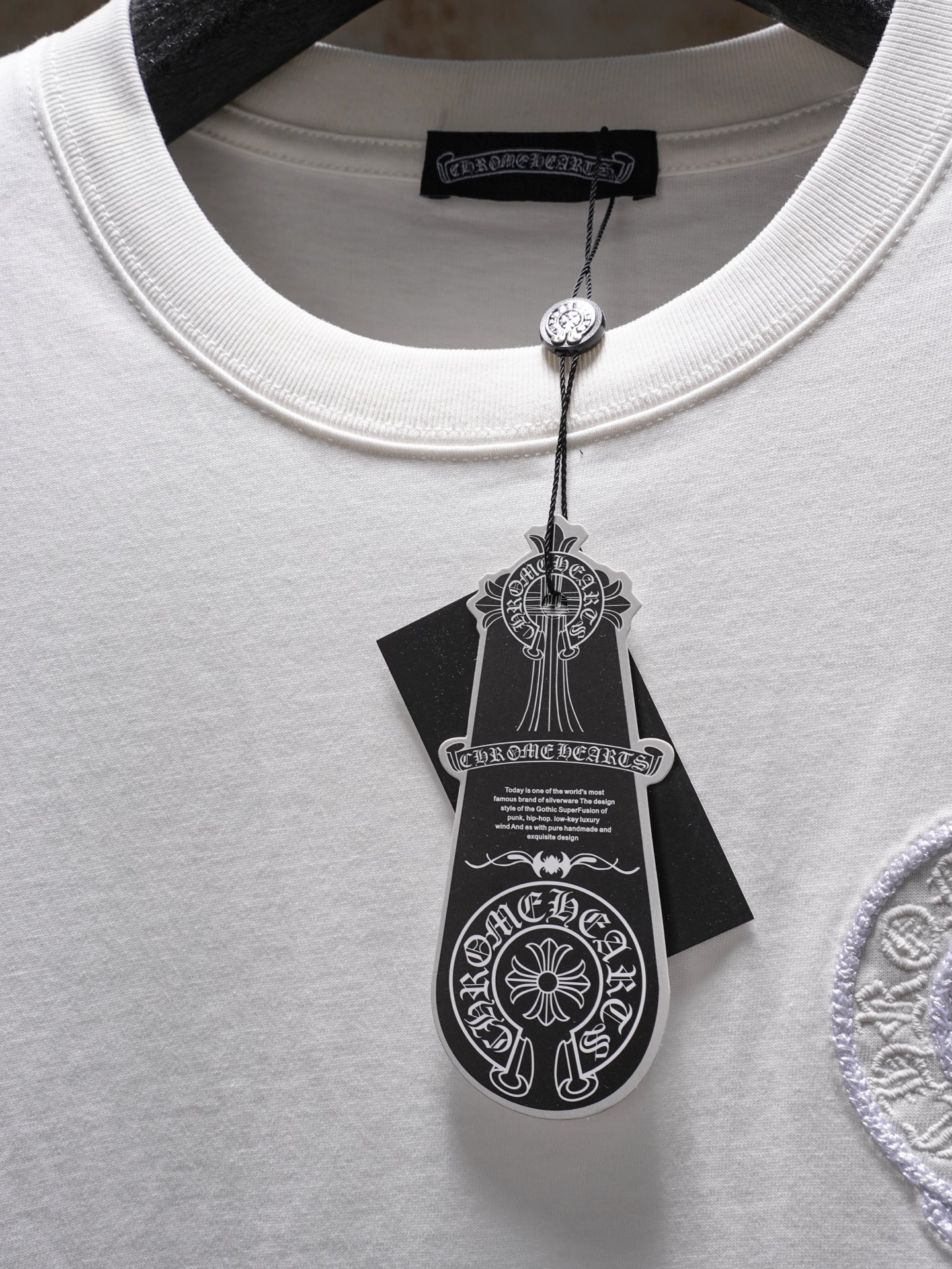 Chrome Hearts ChtomeHearta/克罗心 前后马蹄刺绣T恤短袖