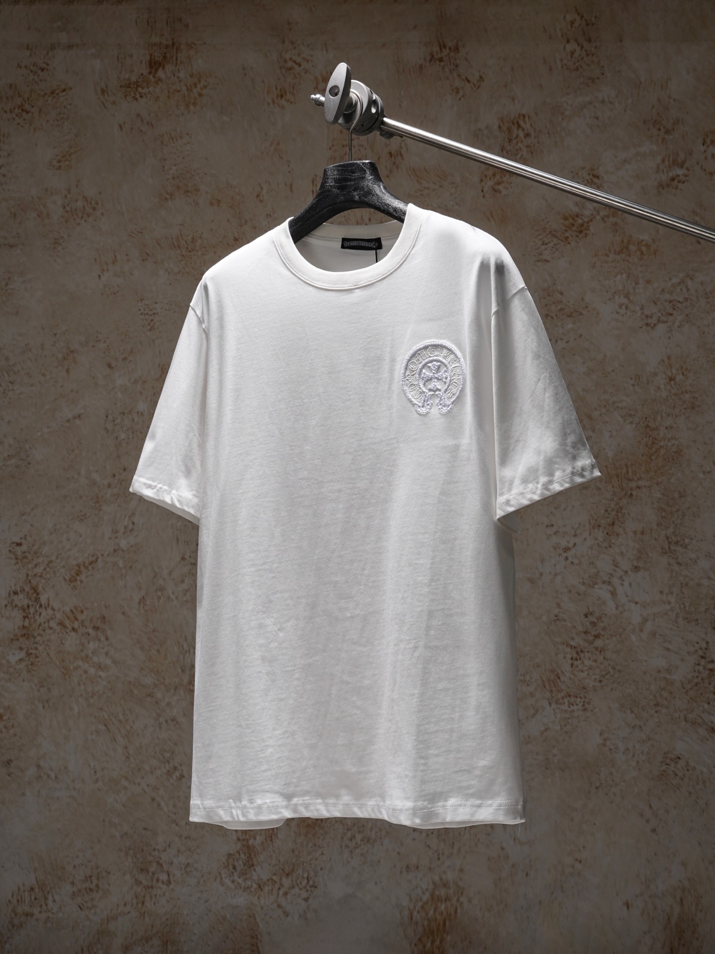 Chrome Hearts ChtomeHearta/克罗心 前后马蹄刺绣T恤短袖