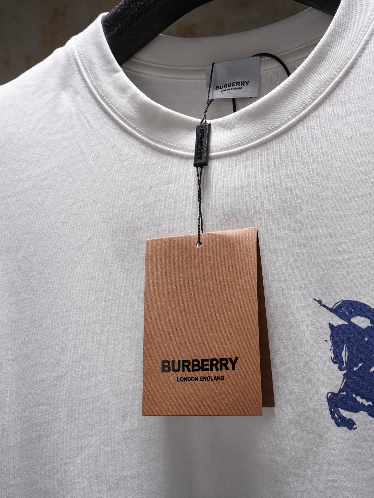 Burberry Burberry巴宝莉 胸前印花logo短袖T恤