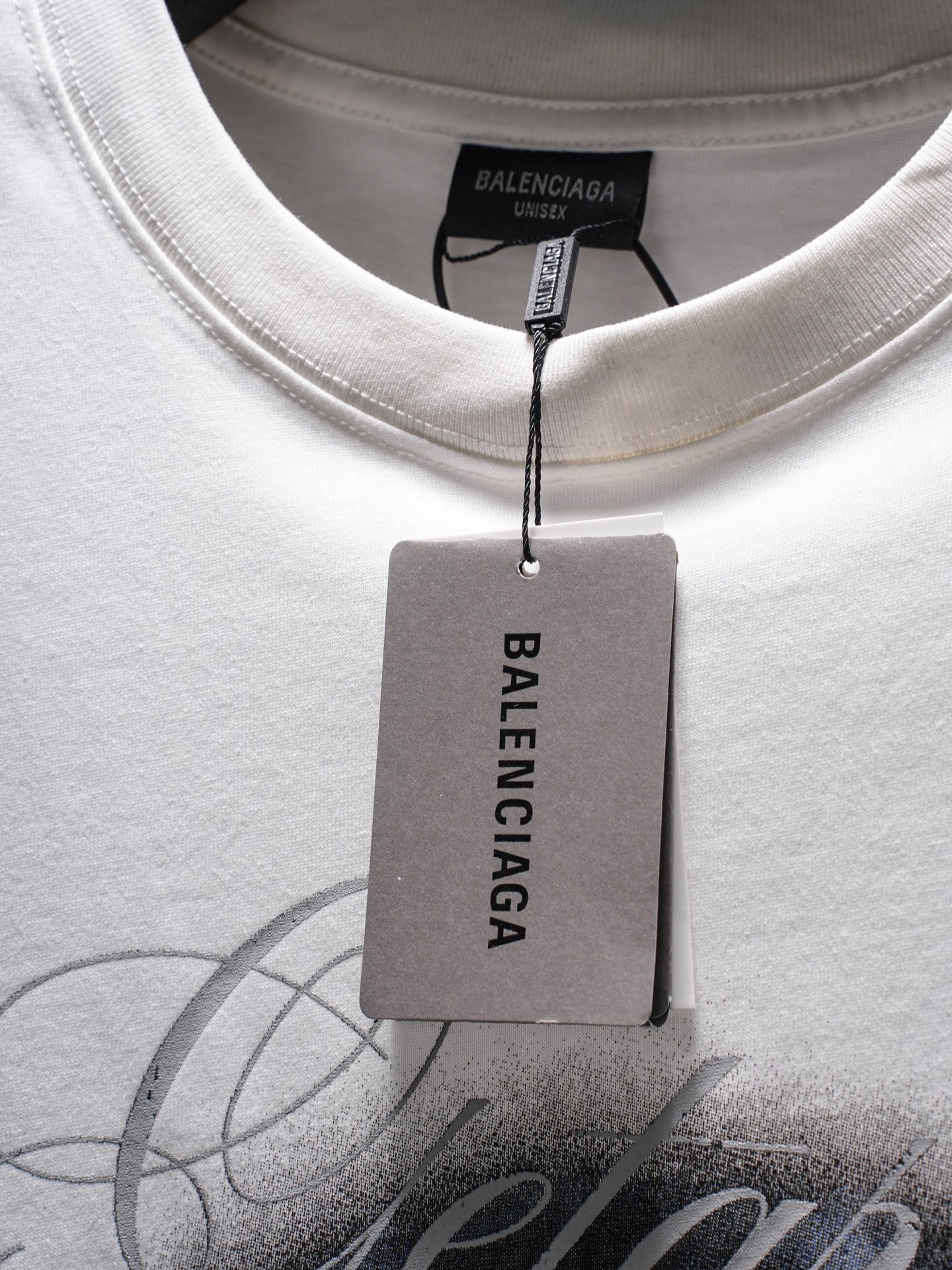 Balenciaga BALENCIAGA巴黎世家图案印花短袖T恤