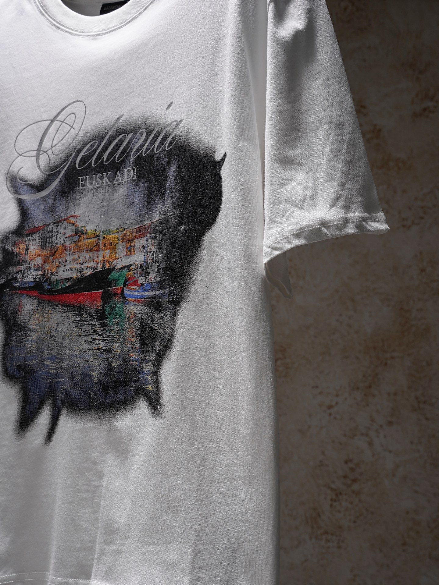 Balenciaga BALENCIAGA巴黎世家图案印花短袖T恤
