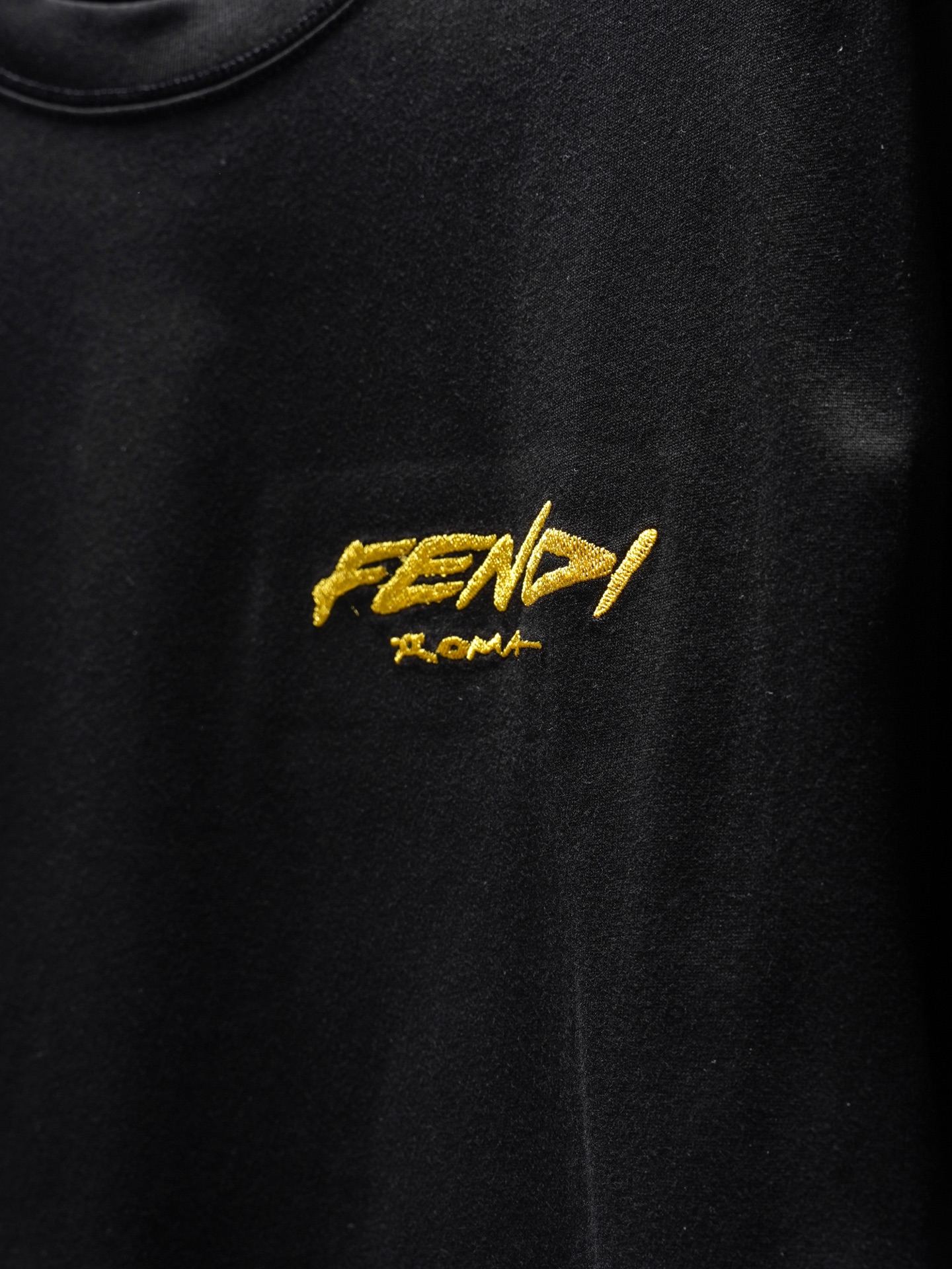 Fendi Fendi/芬迪 字母刺绣短袖T恤