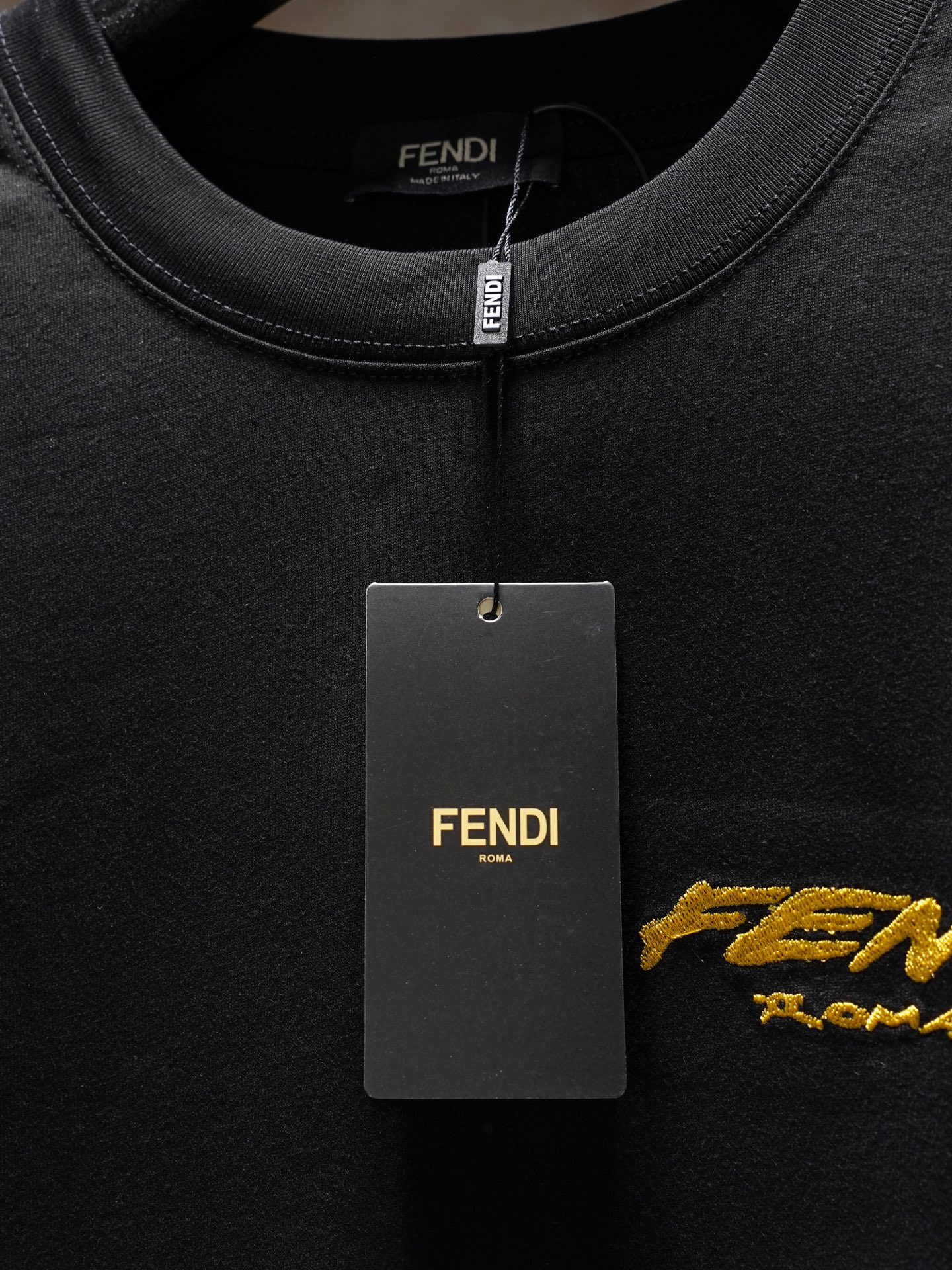 Fendi Fendi/芬迪 字母刺绣短袖T恤