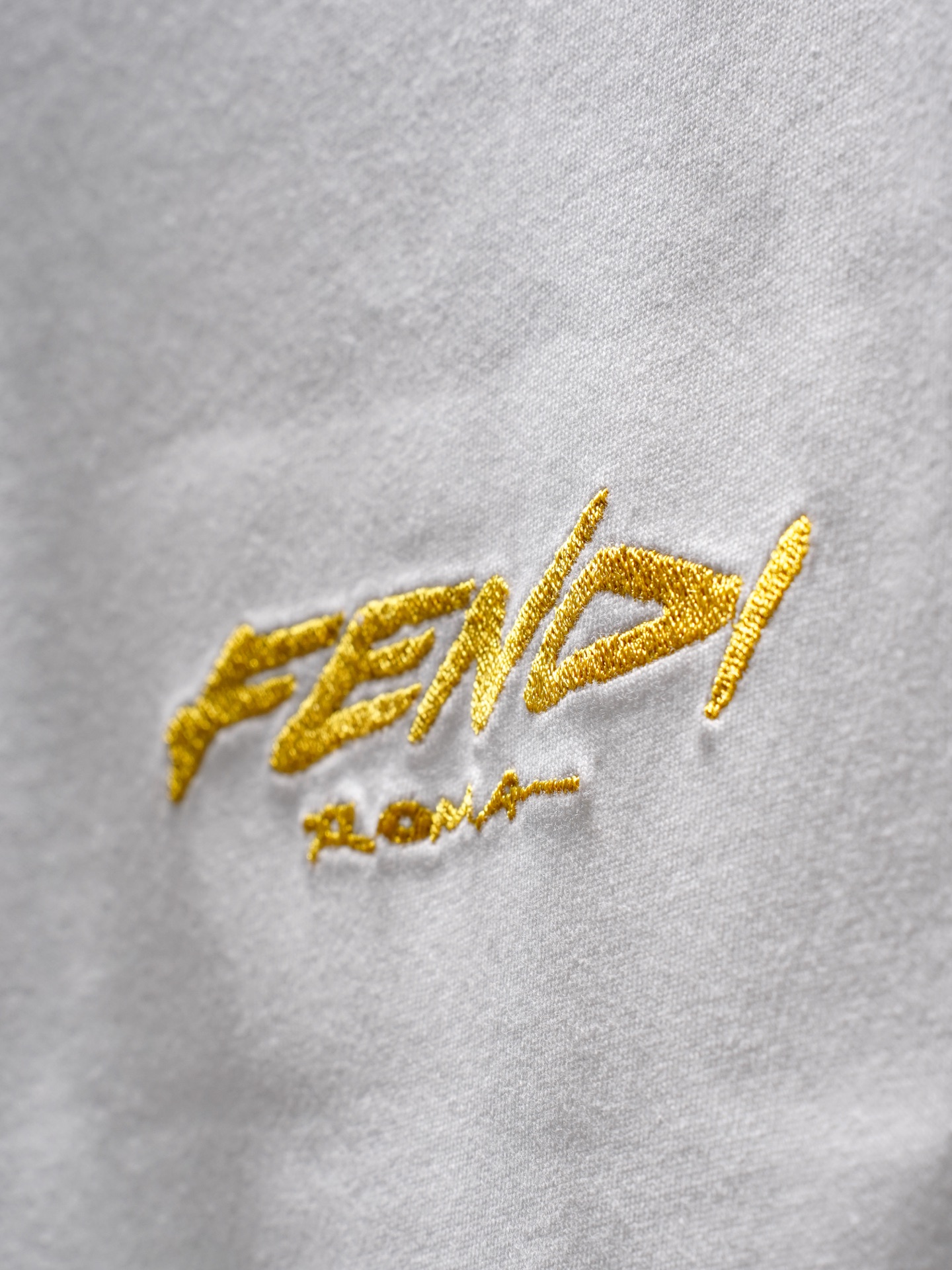 Fendi Fendi/芬迪 字母刺绣短袖T恤
