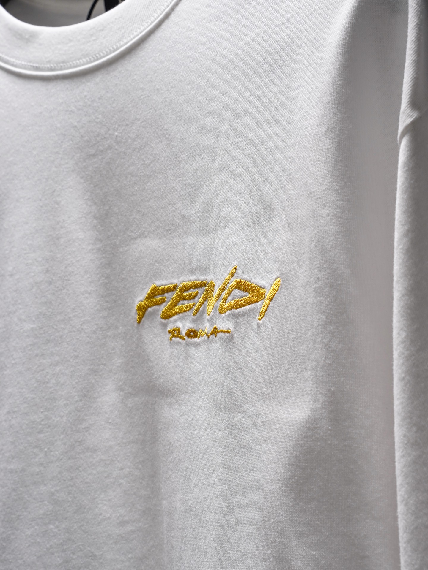 Fendi Fendi/芬迪 字母刺绣短袖T恤