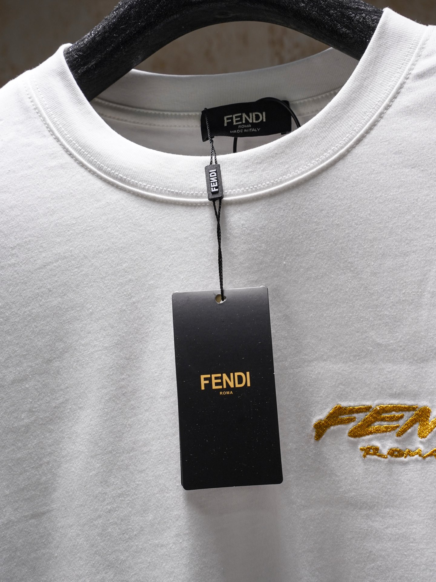 Fendi Fendi/芬迪 字母刺绣短袖T恤