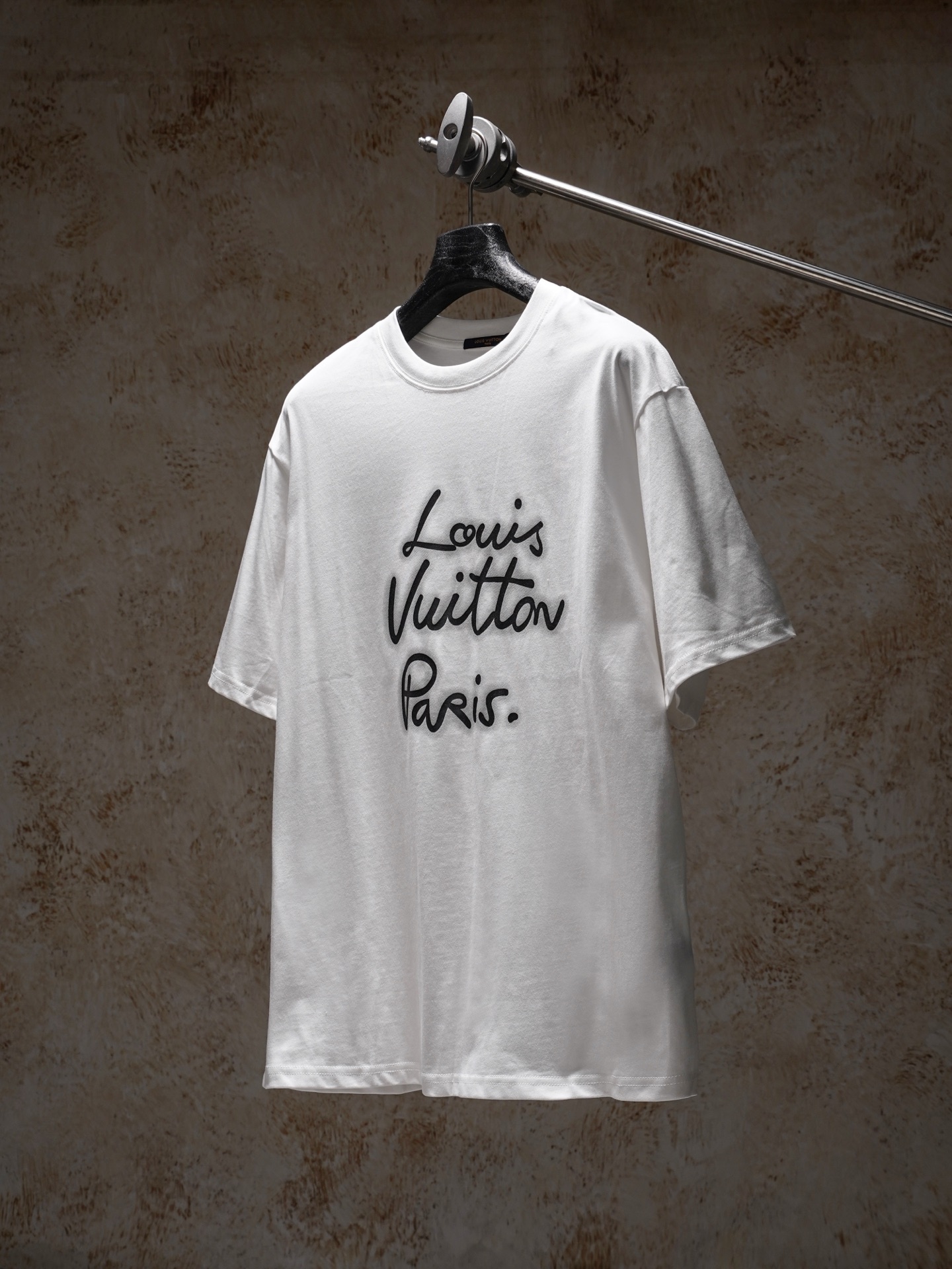 P70 LouisVuitton/Louis Vuitton letter logo short sleeve T-shirt fabric uses 260 gram heavy combed cotton, custom 32s 1*…