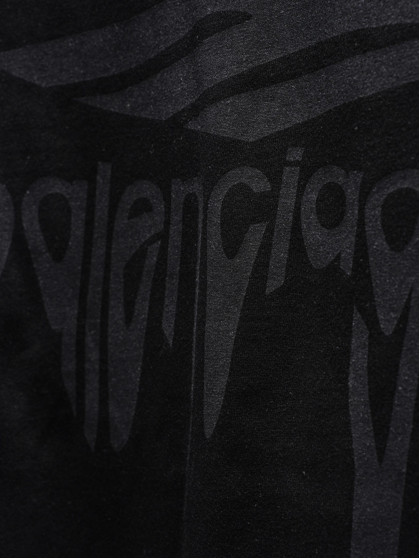 Balenciaga BALENCIAGA巴黎世家3B溶解字母短袖T恤
