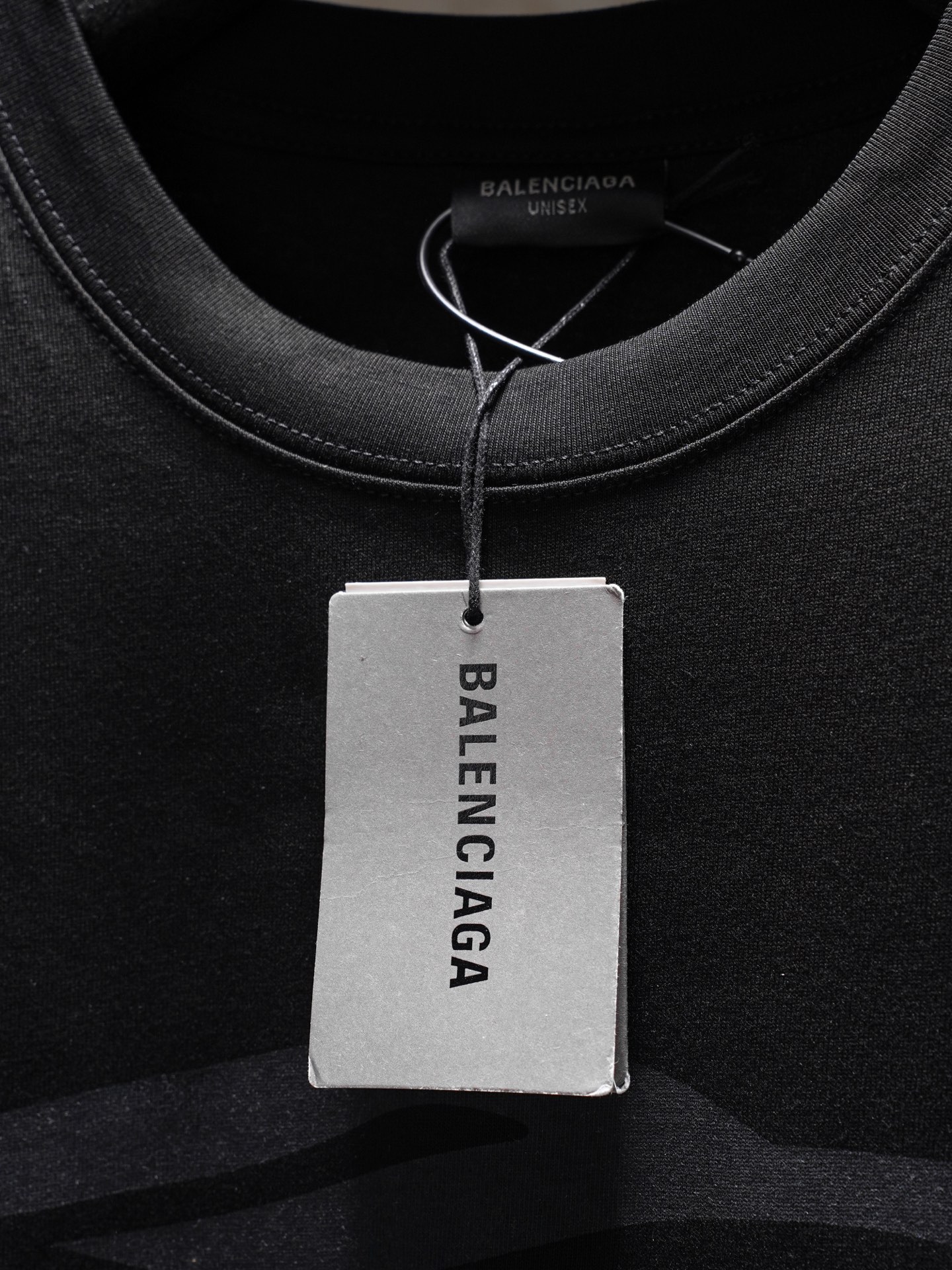Balenciaga BALENCIAGA巴黎世家3B溶解字母短袖T恤