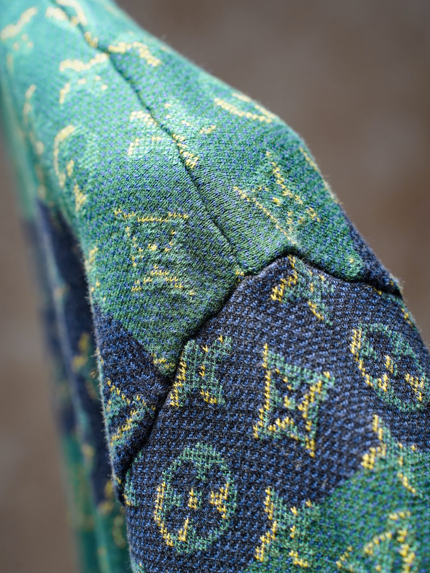 Louis Vuitton LV/路易威登 Monogram条纹老花针织圆领衫