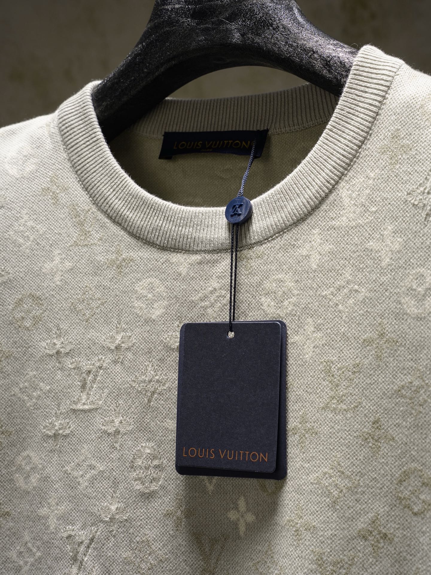 Louis Vuitton LOUIS VUITTON 26SSMONOGRAM提花圆领衫