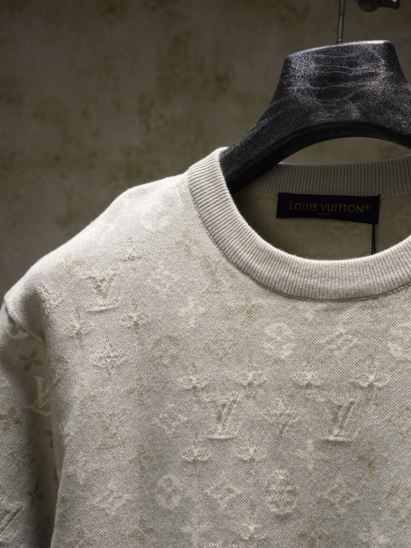 Louis Vuitton LOUIS VUITTON 26SSMONOGRAM提花圆领衫