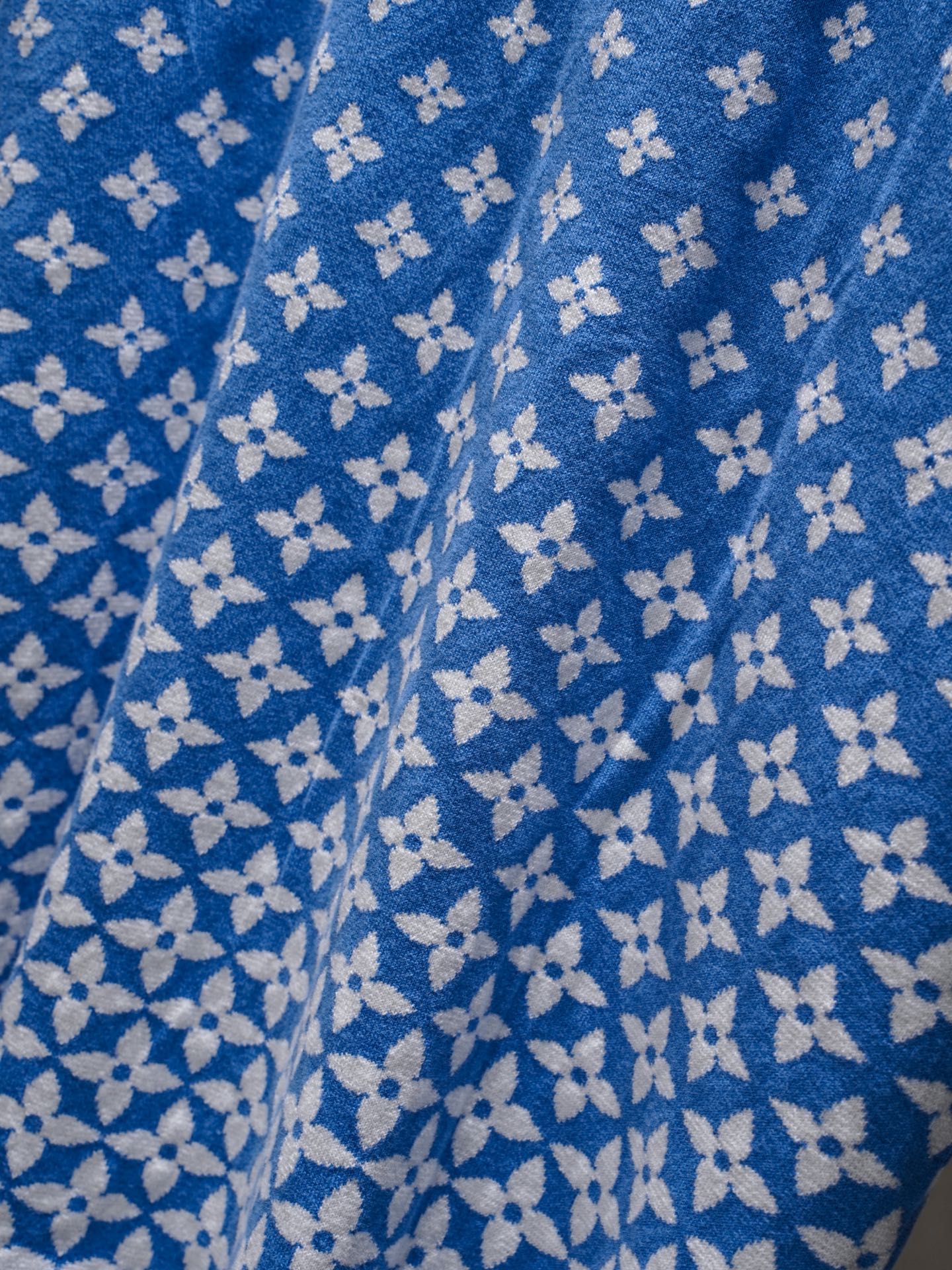 Louis Vuitton 1V2024FW新款滑雪系列渐变针织短袖T恤