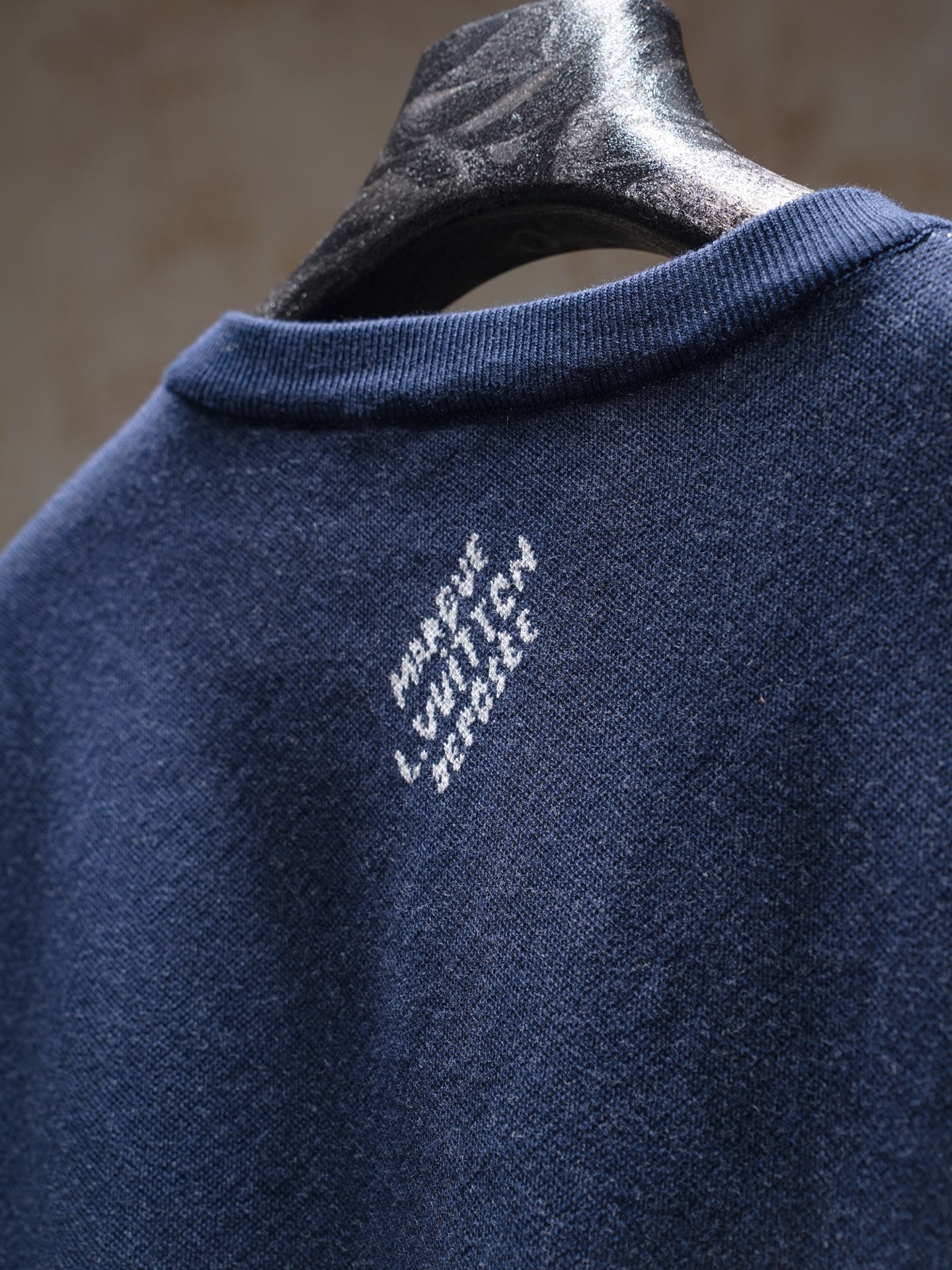 Louis Vuitton 1v 26SS 马年限定字母嵌花毛织短袖