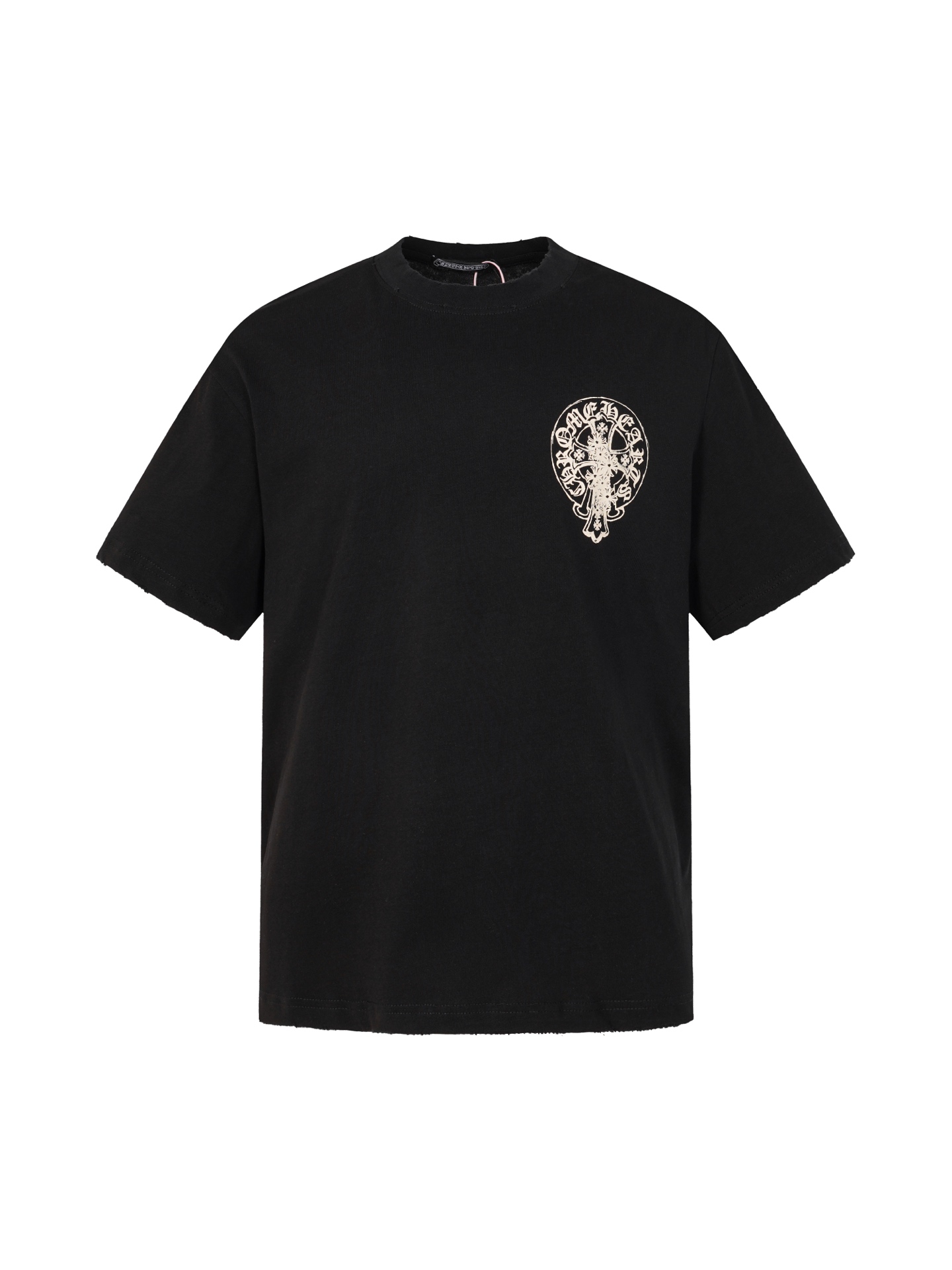 Chrome Hearts ChtomeHearta/克罗心马蹄磨破T恤短袖