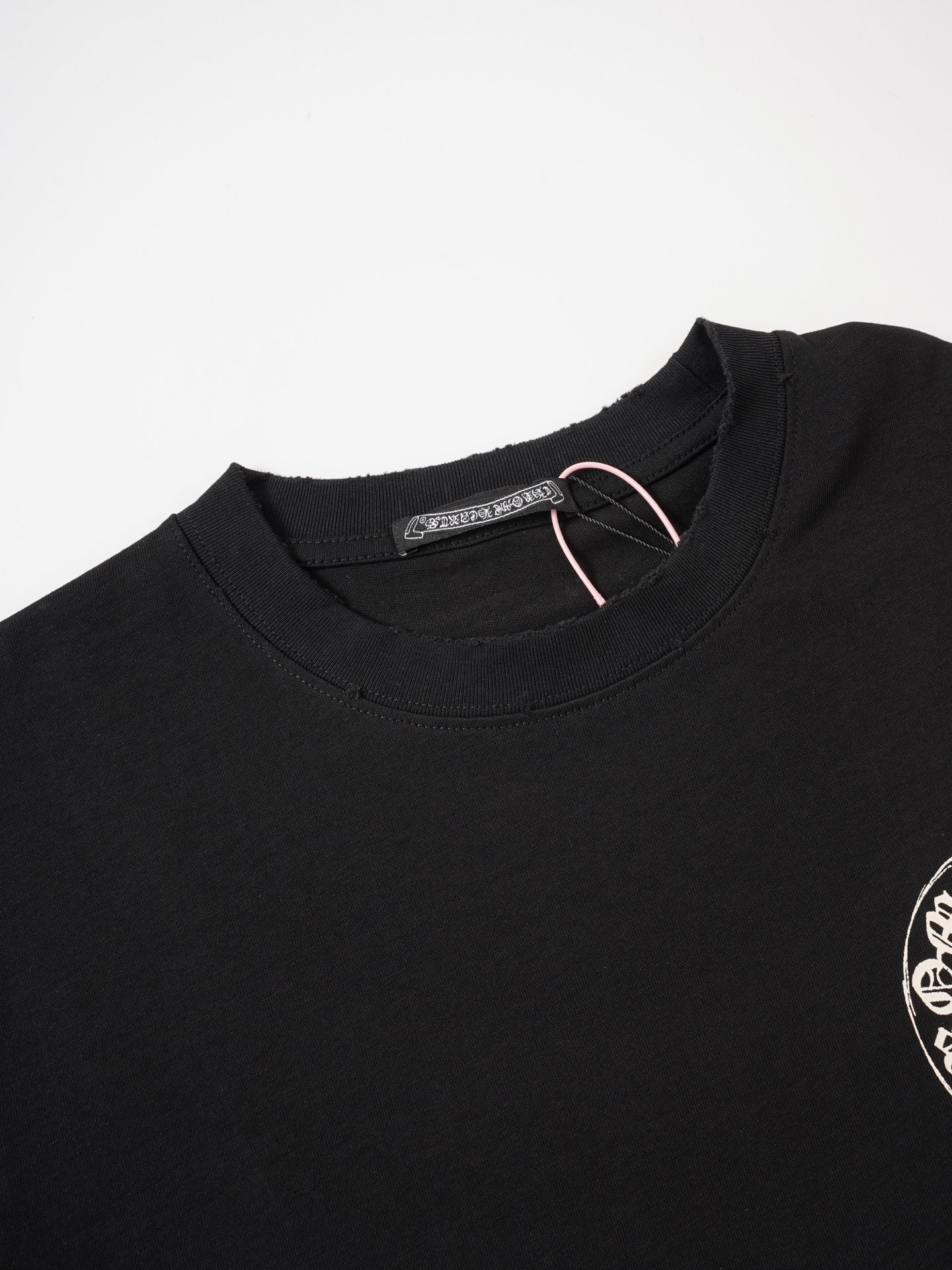 Chrome Hearts ChtomeHearta/克罗心马蹄磨破T恤短袖