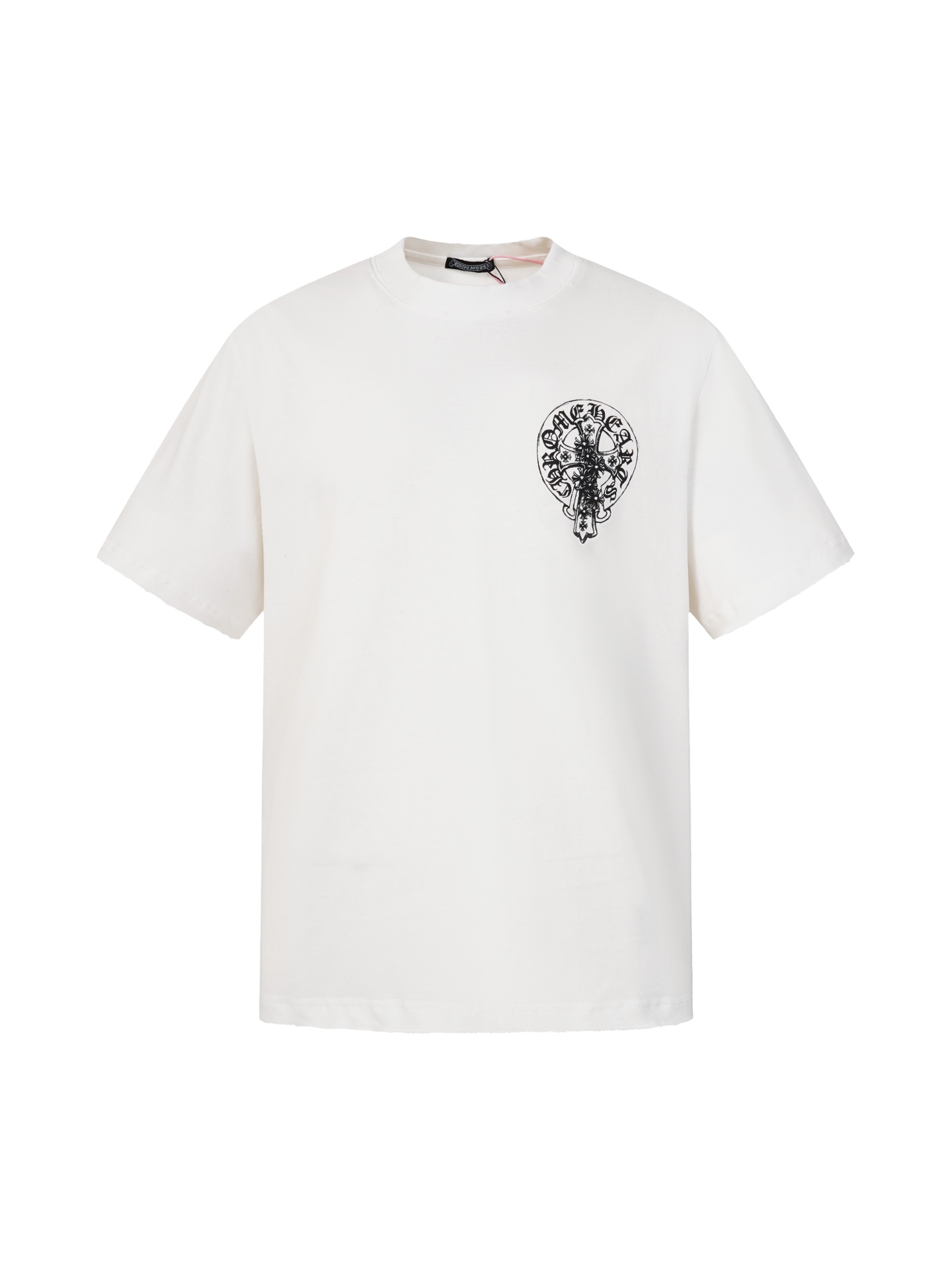 Chrome Hearts ChtomeHearta/克罗心马蹄磨破T恤短袖