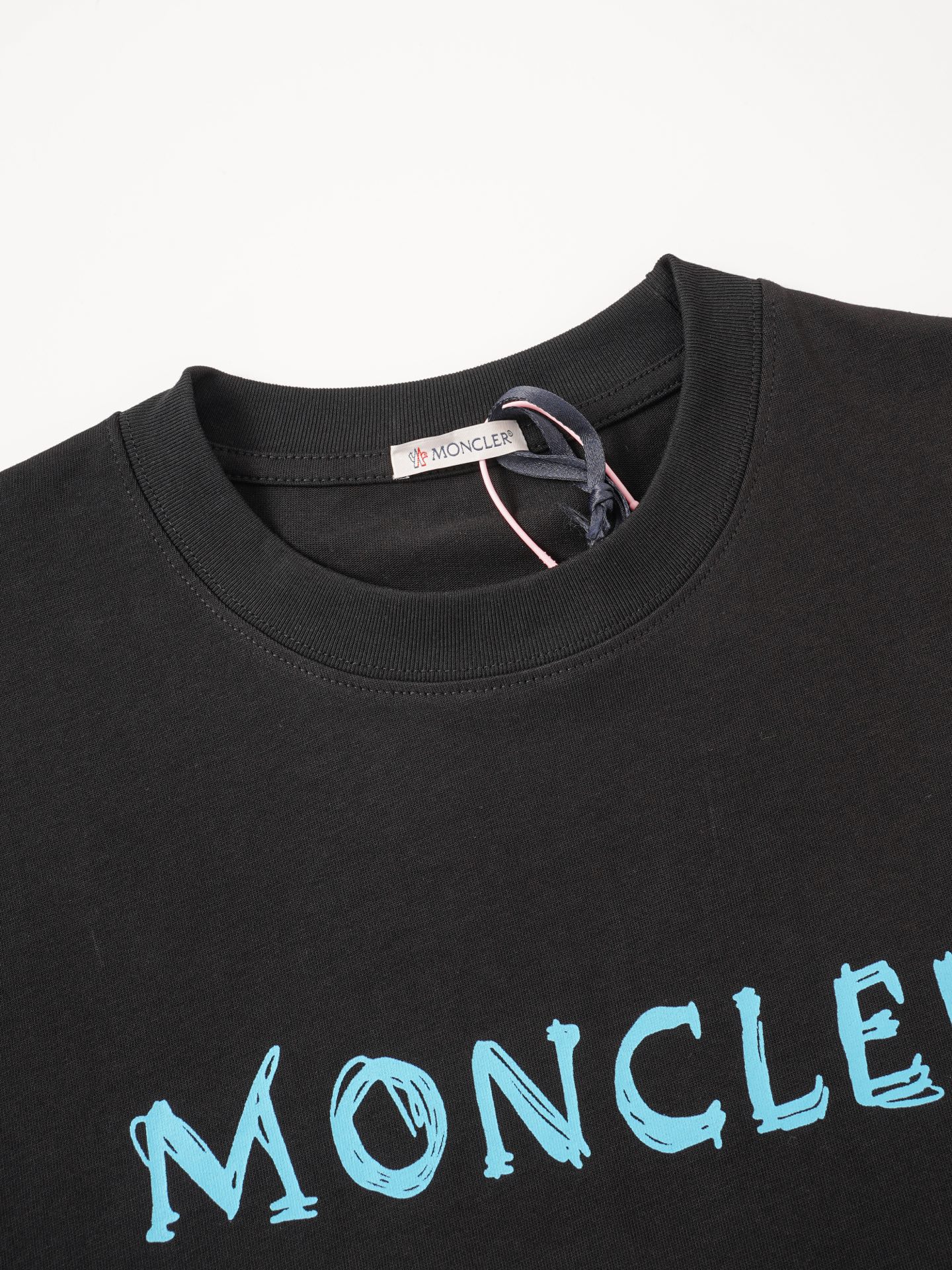 Moncler Moncler/蒙口logo胶浆印花短袖T恤