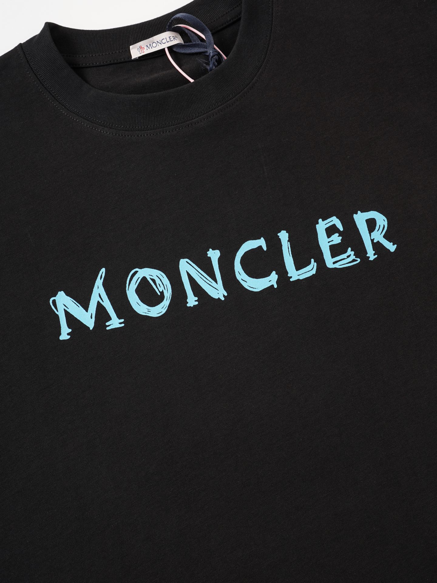 Moncler Moncler/蒙口logo胶浆印花短袖T恤