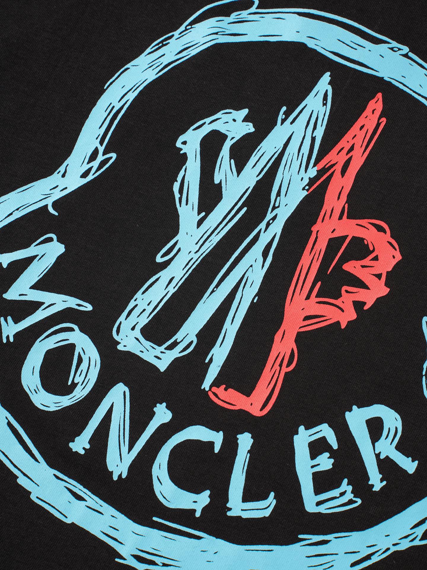 Moncler Moncler/蒙口logo胶浆印花短袖T恤