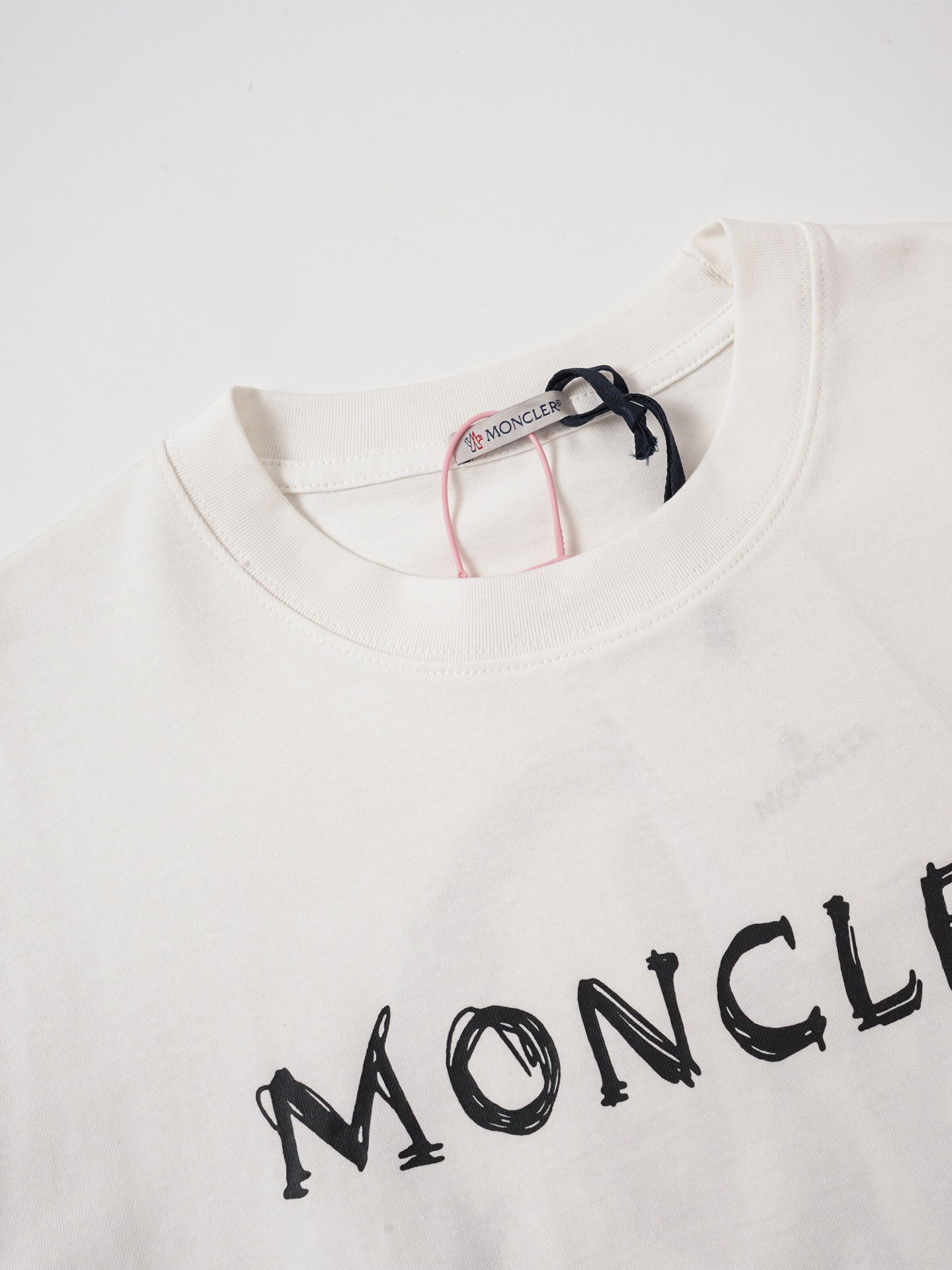 Moncler Moncler/蒙口logo胶浆印花短袖T恤
