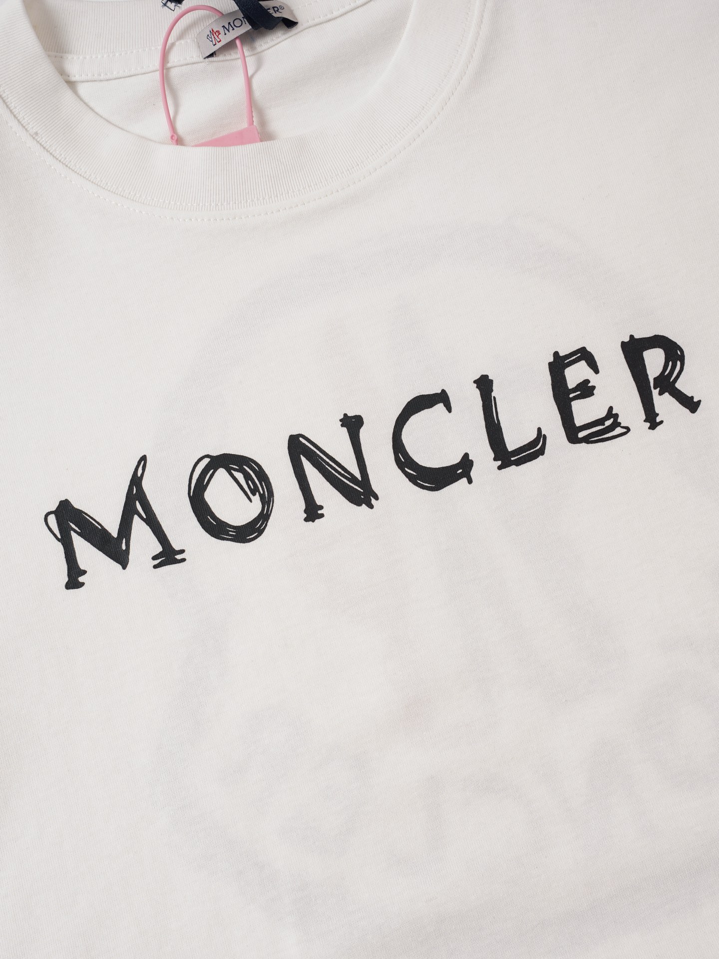 Moncler Moncler/蒙口logo胶浆印花短袖T恤