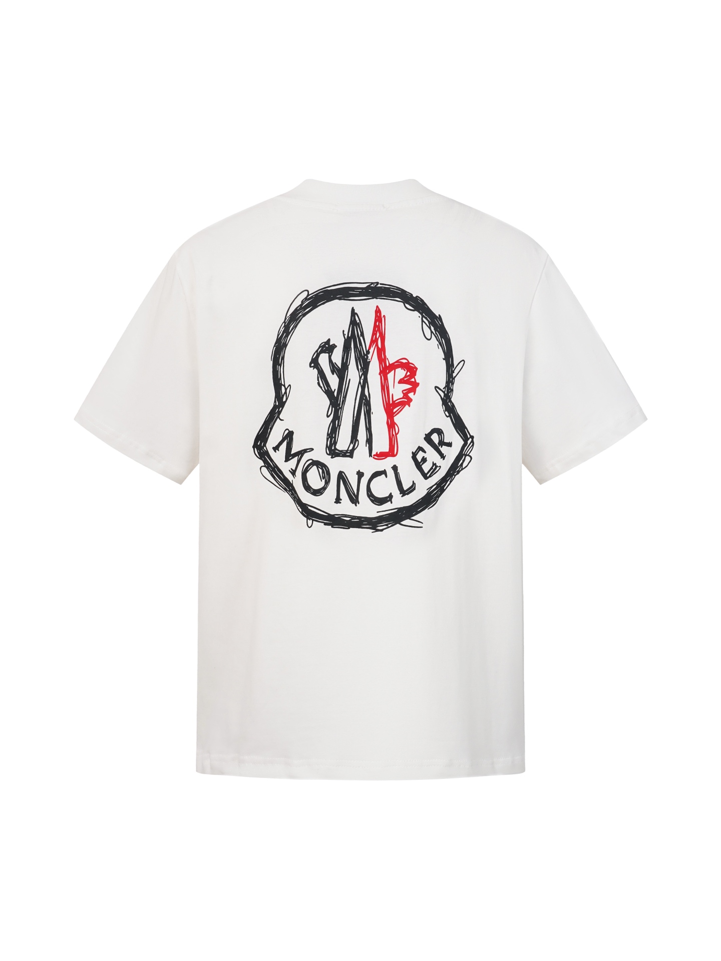 Moncler Moncler/蒙口logo胶浆印花短袖T恤
