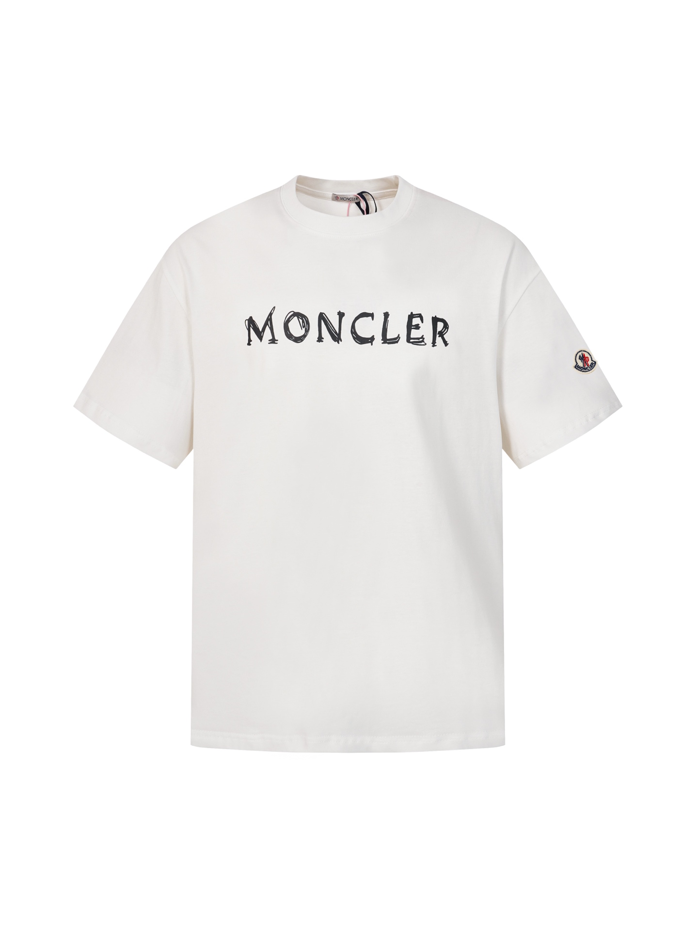 Moncler Moncler/蒙口logo胶浆印花短袖T恤