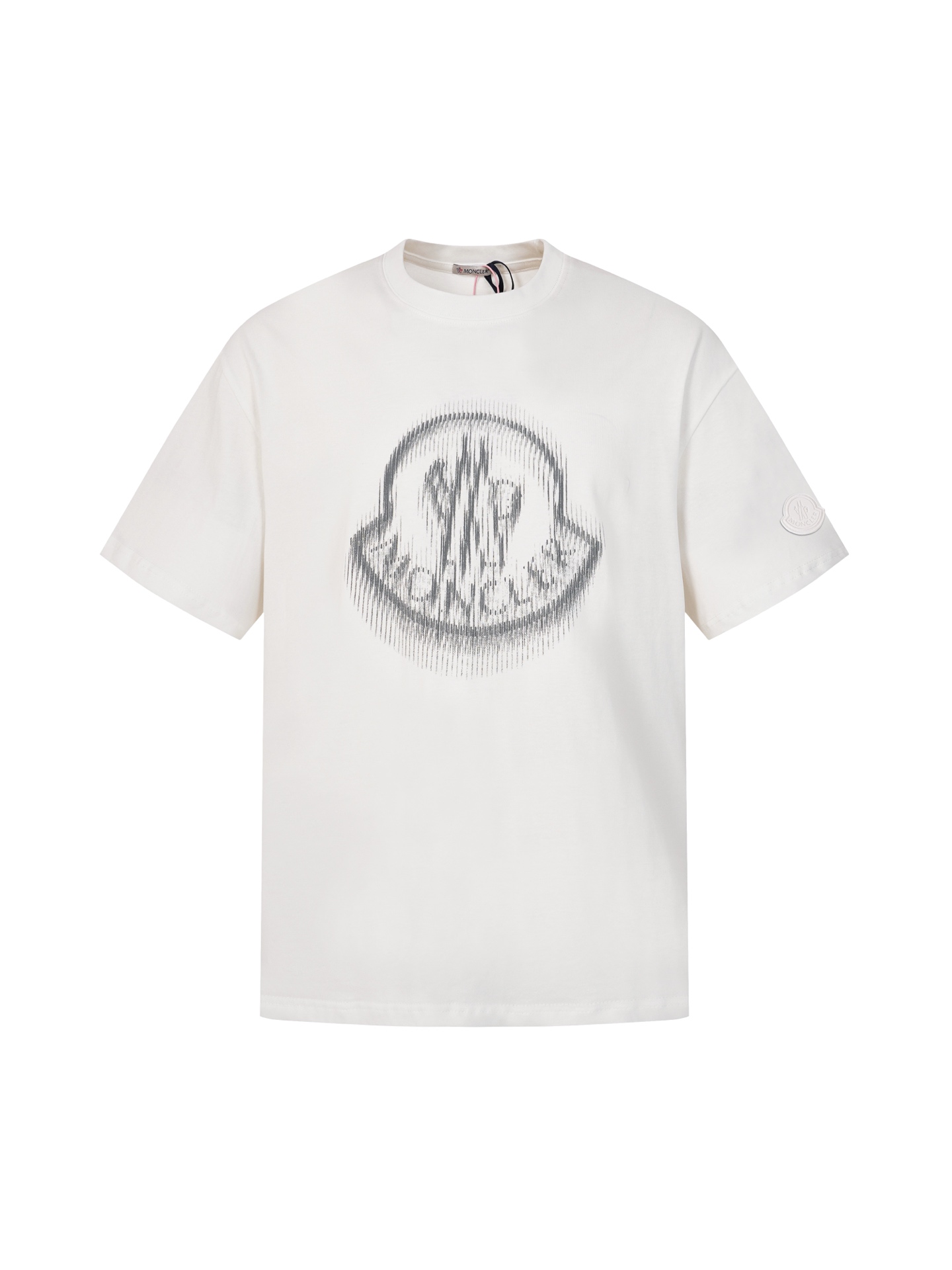 Moncler MONCLER 26SS字母LOGO标识印花模糊感短袖T恤