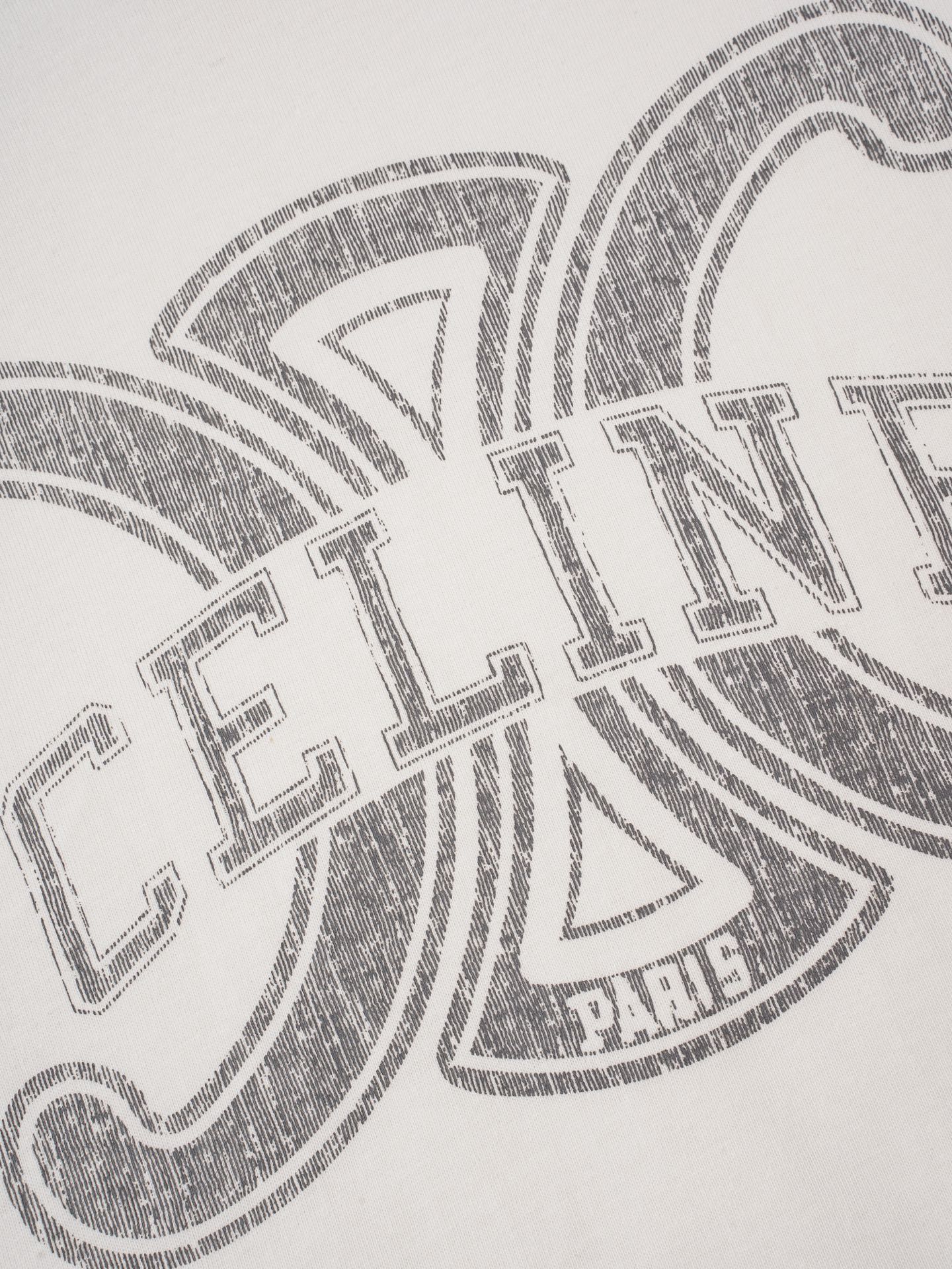 Celine CELINE赛琳logo印花纯棉短袖T恤