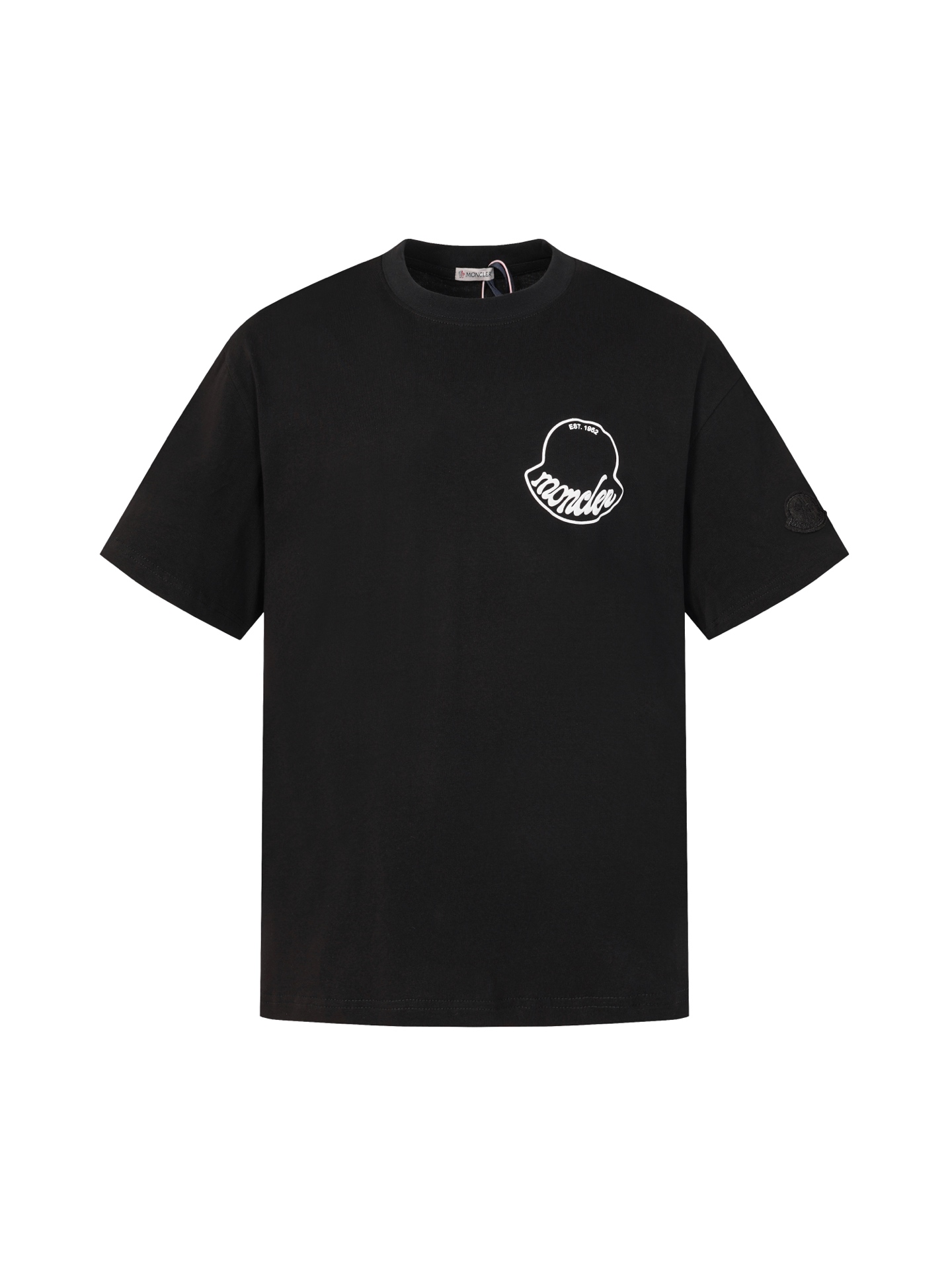 Moncler Moncler/蒙口logo发泡短袖T恤