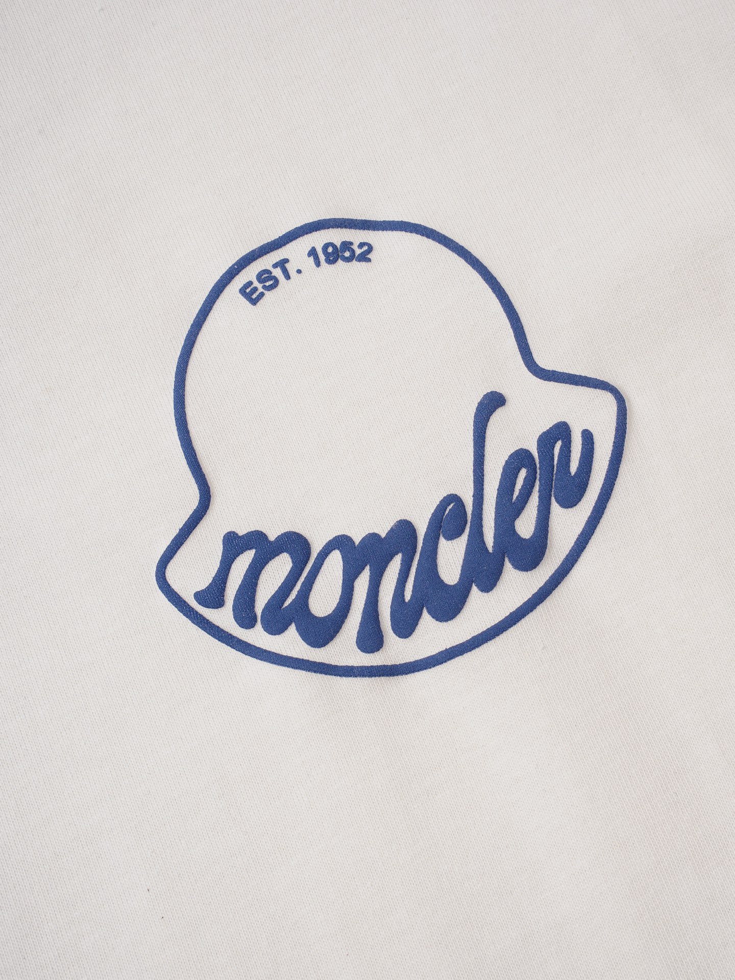 Moncler Moncler/蒙口logo发泡短袖T恤