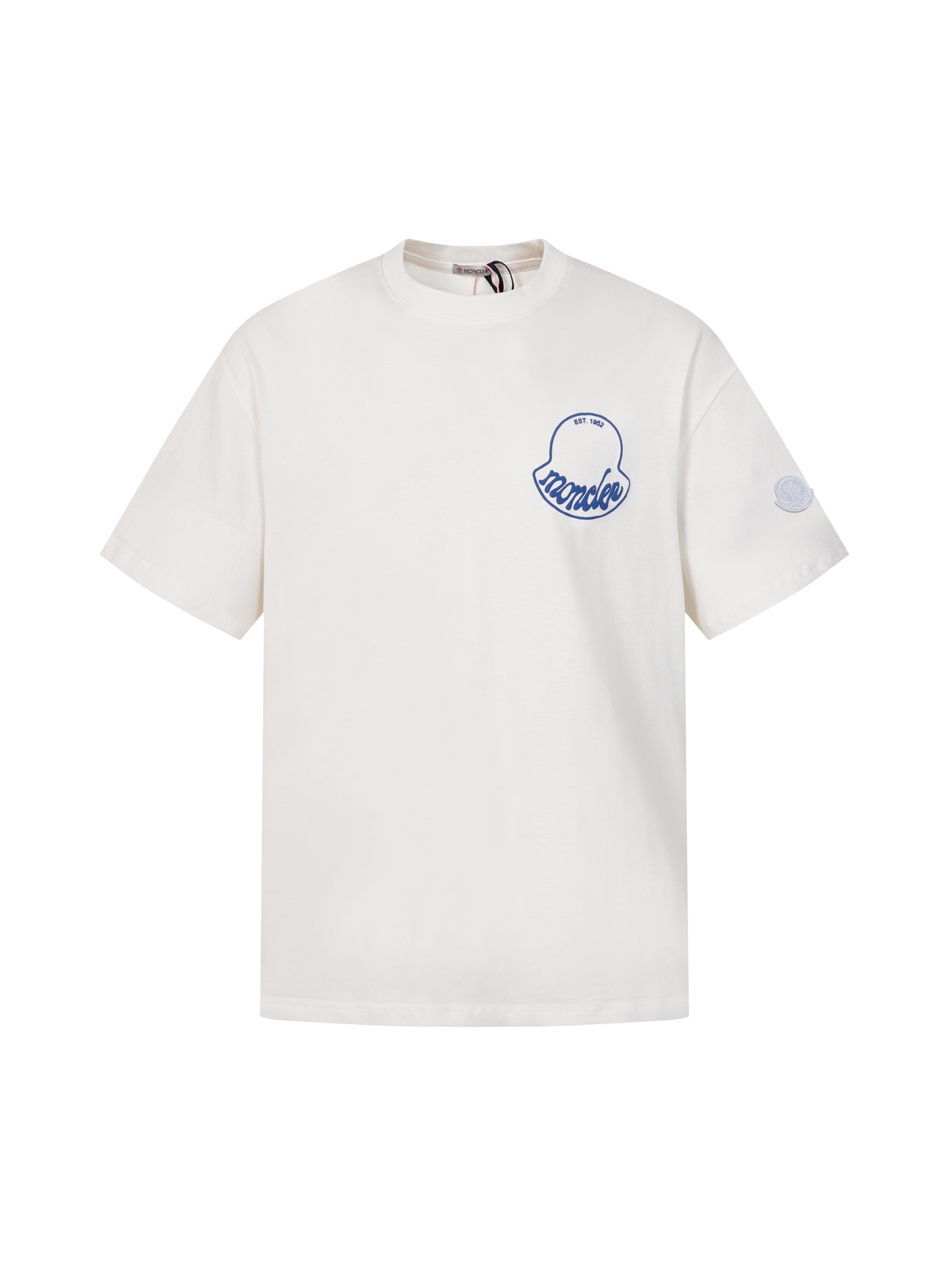 Moncler Moncler/蒙口logo发泡短袖T恤